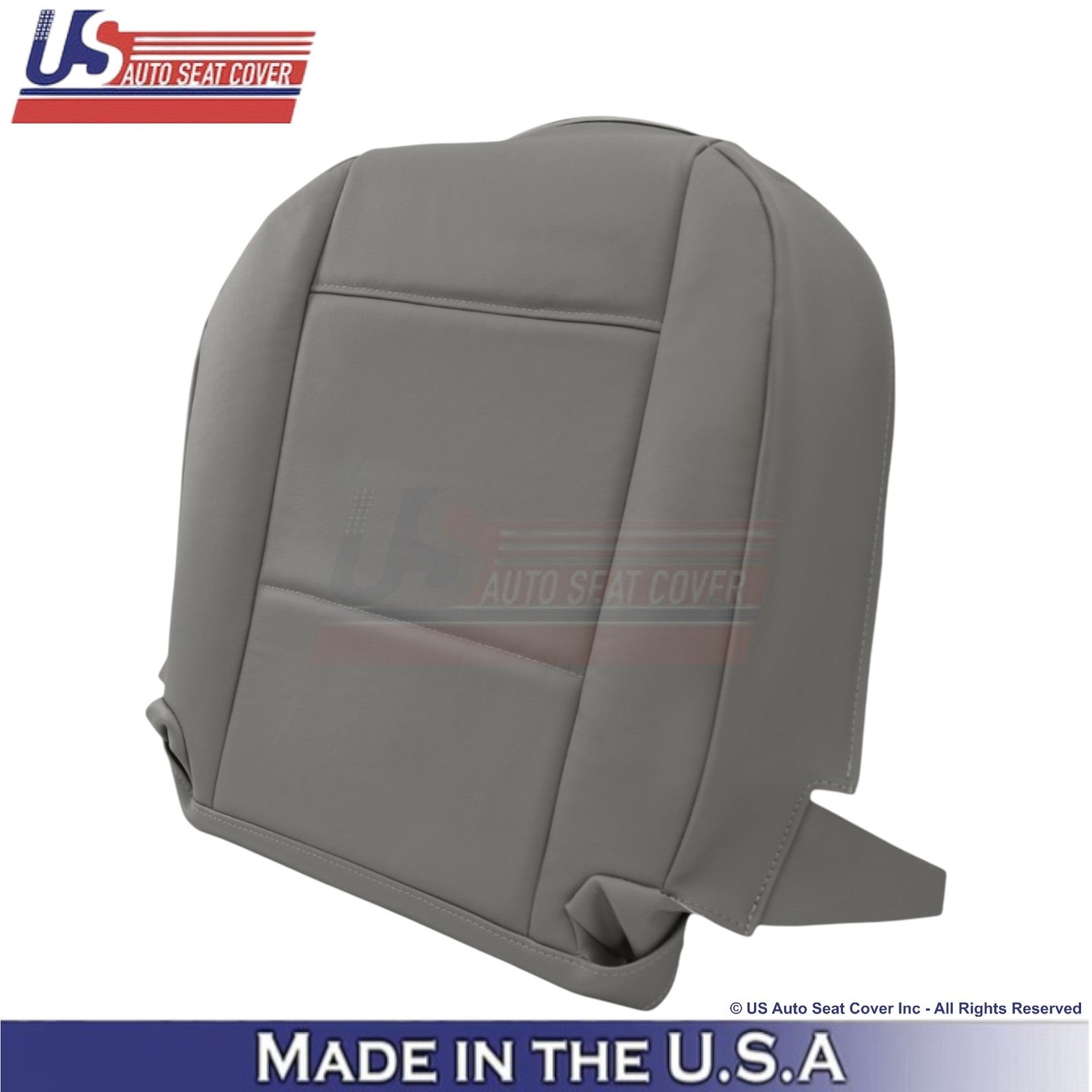 1998-2005 For BMW 3 Series E46 Genuine Leather Driver Bottom Seat Cover Gray