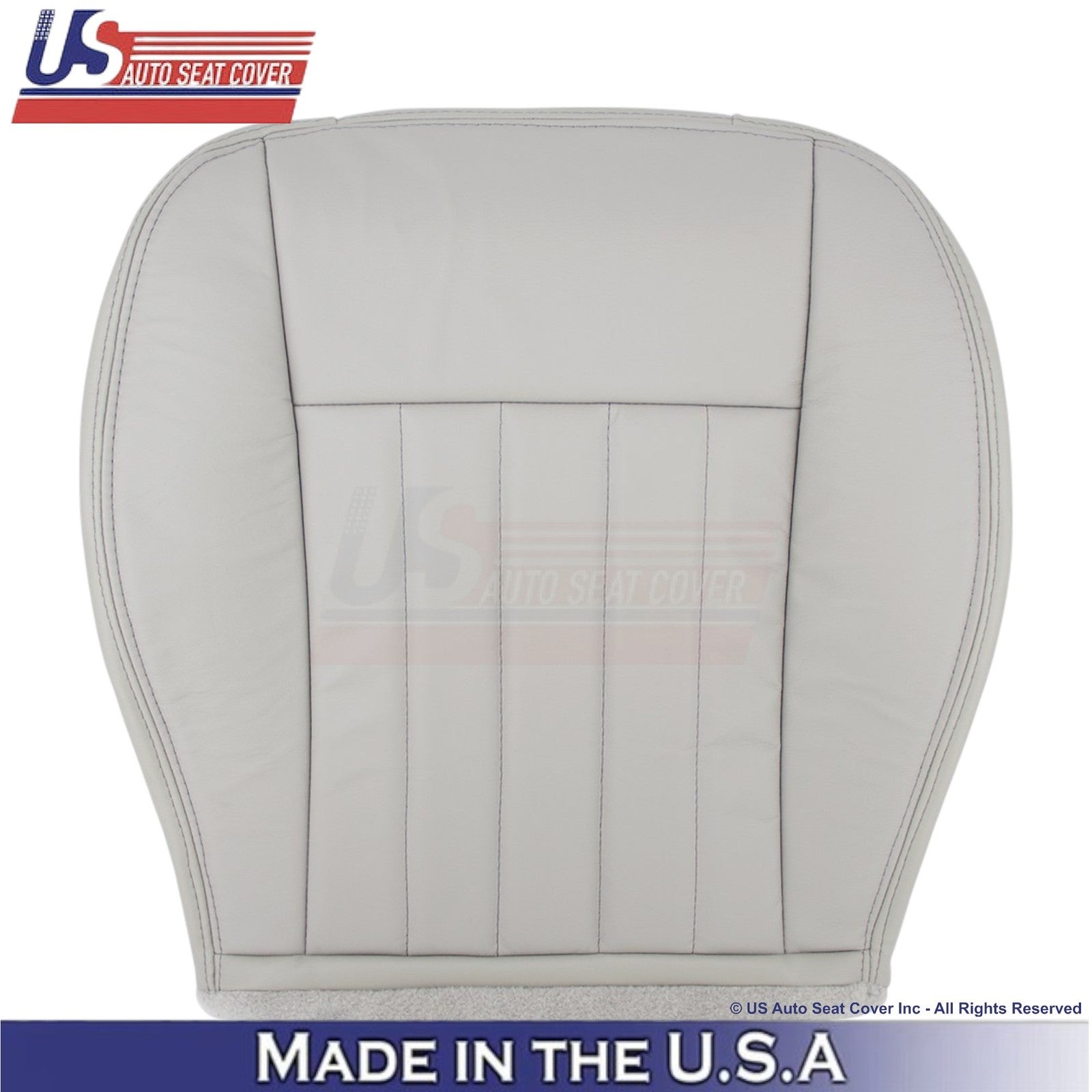 2005-2007 Fits Jeep Liberty Limited Front Genuine Leather Covers Light Graystone