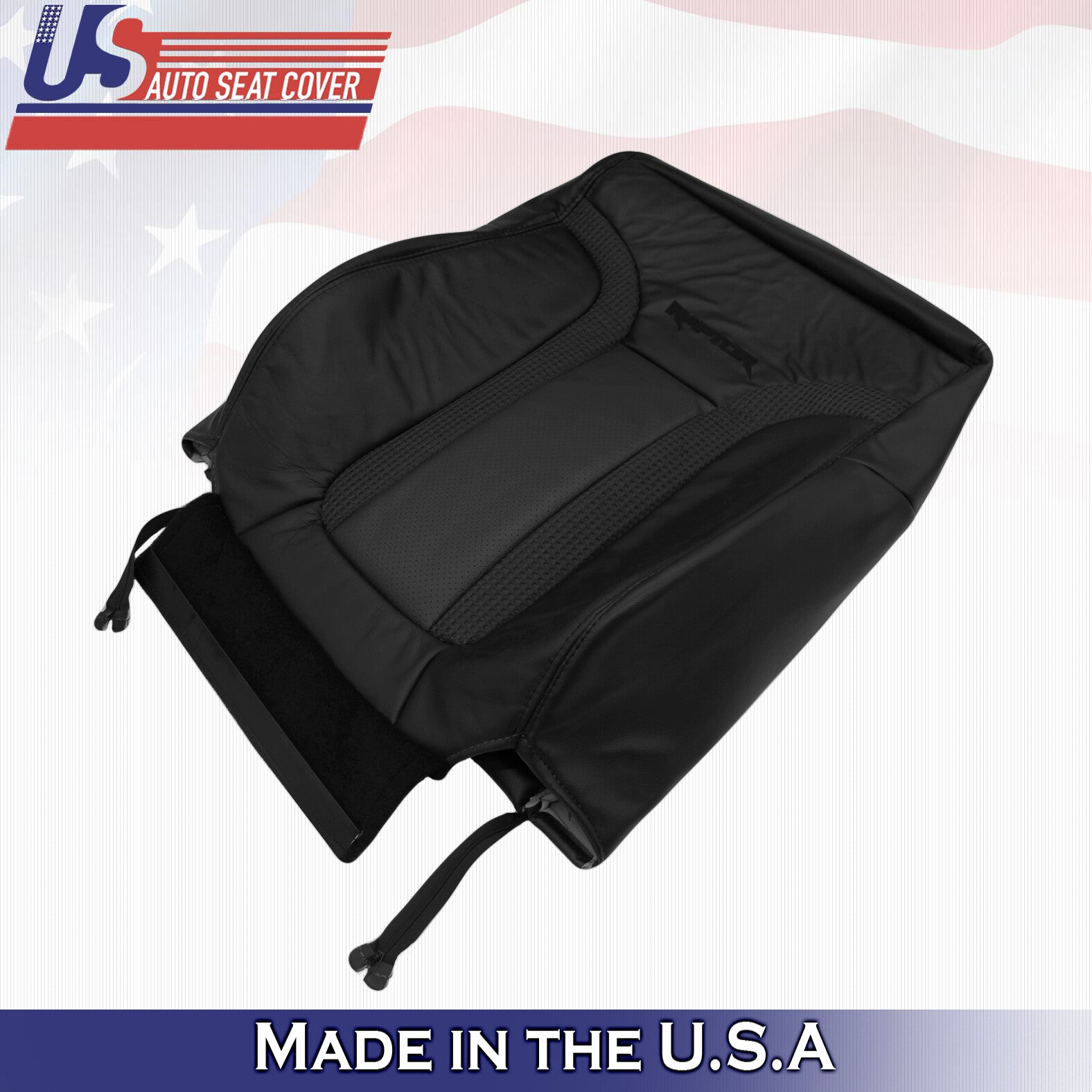 Driver Passenger Charcoal Black Leather Seat Covers 2010 - 2014 Ford F150 Raptor