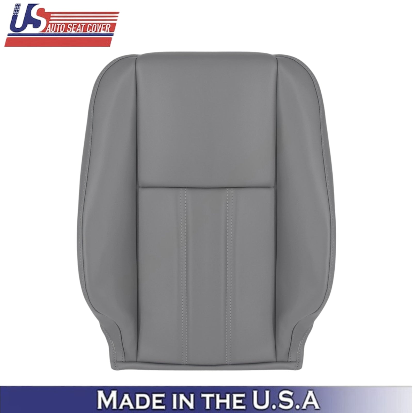 2008-2016 For Chrysler Town & Country Leatherette Front Top Covers Dark Gray