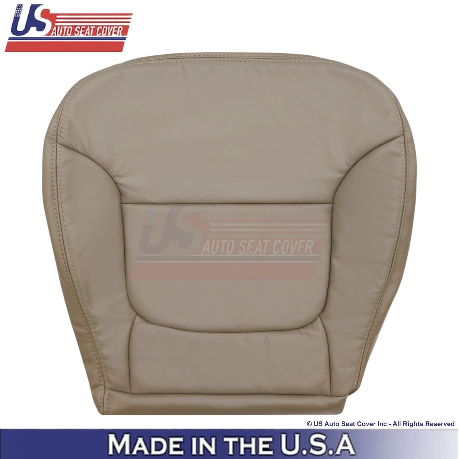 2001-2004 Fits Toyota Tundra Front Genuine Leather Replacement Seat Covers Oak