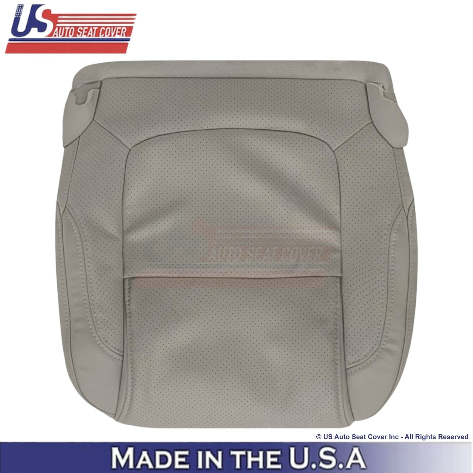 2011-2015 For Ford Explorer Limited Leatherette Perf Front Seat Covers Gray