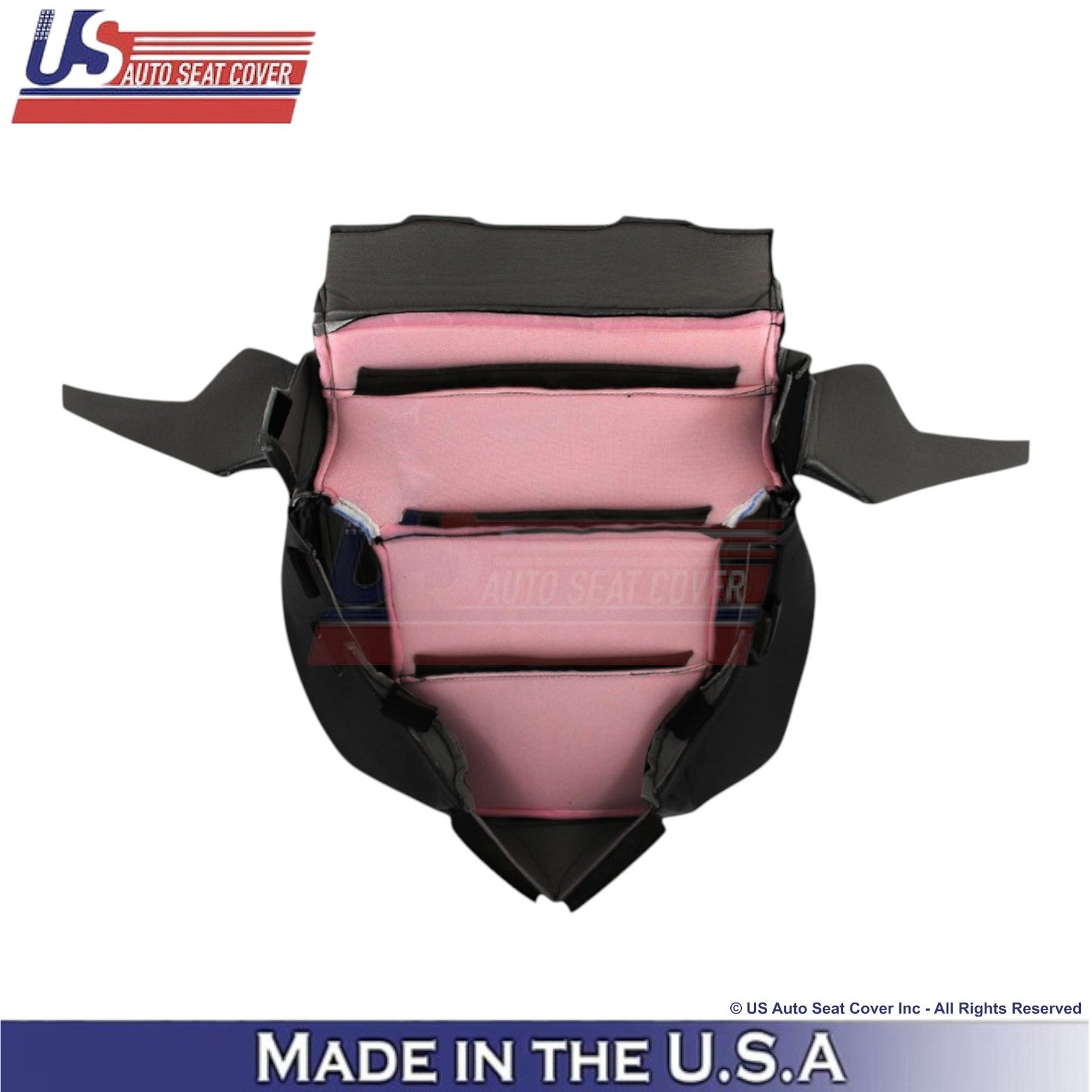 2014-2019 For Chevy Silverado 1500 Leatherette Perf Passenger Bottom Cover Black