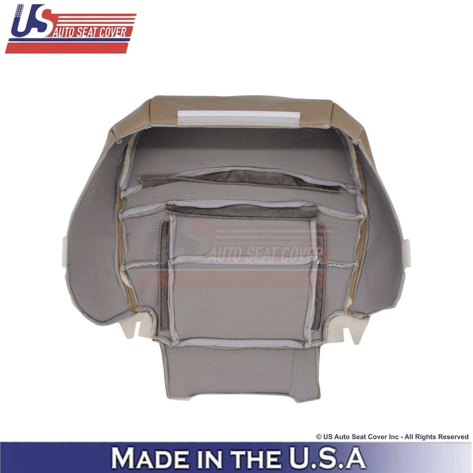 1995-2001 For Ford Explorer Limited Leather Driver Side Covers Med. Prairie Tan
