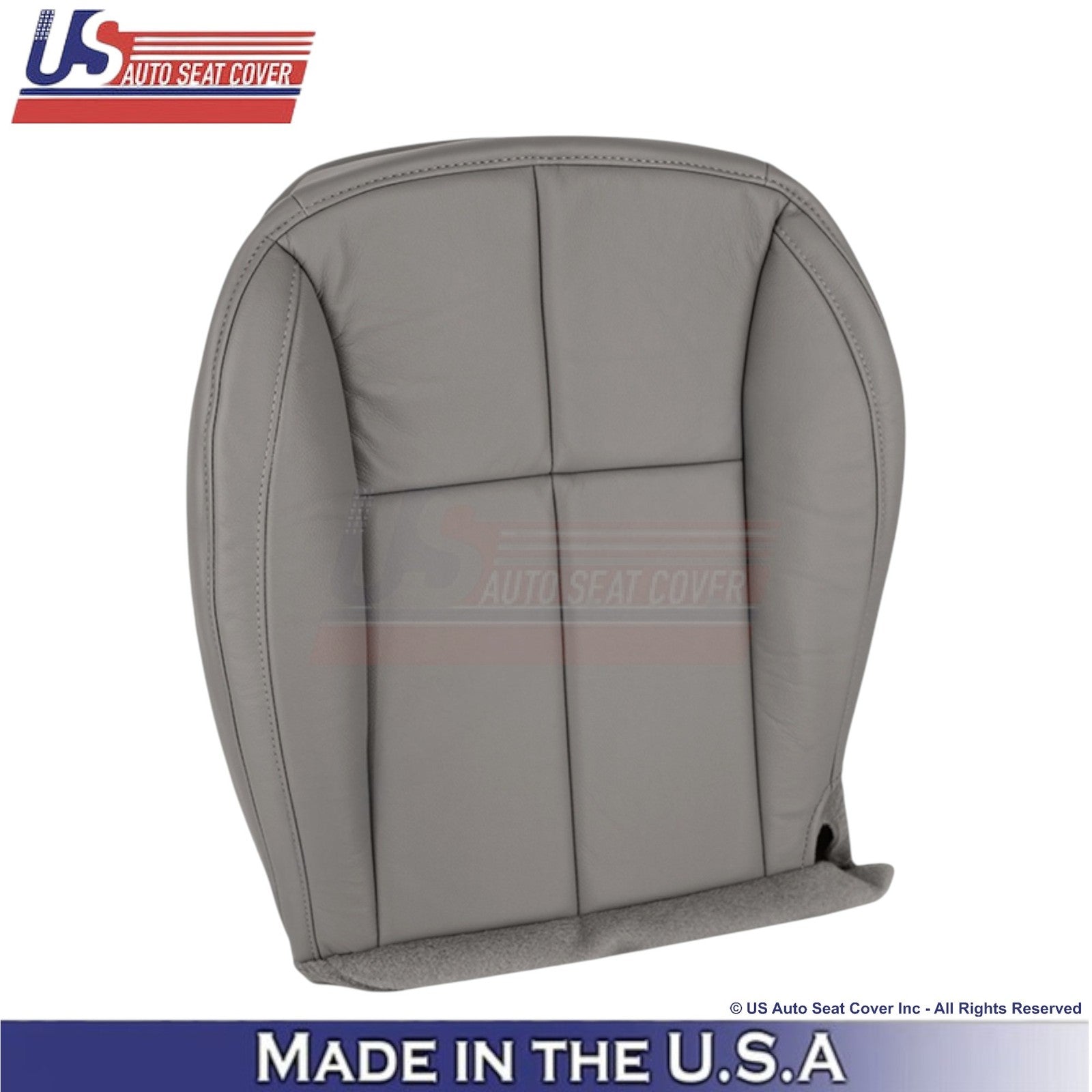 2001-2004 For Jeep Grand Cherokee Leatherette Front Seat Covers Taupe Gray