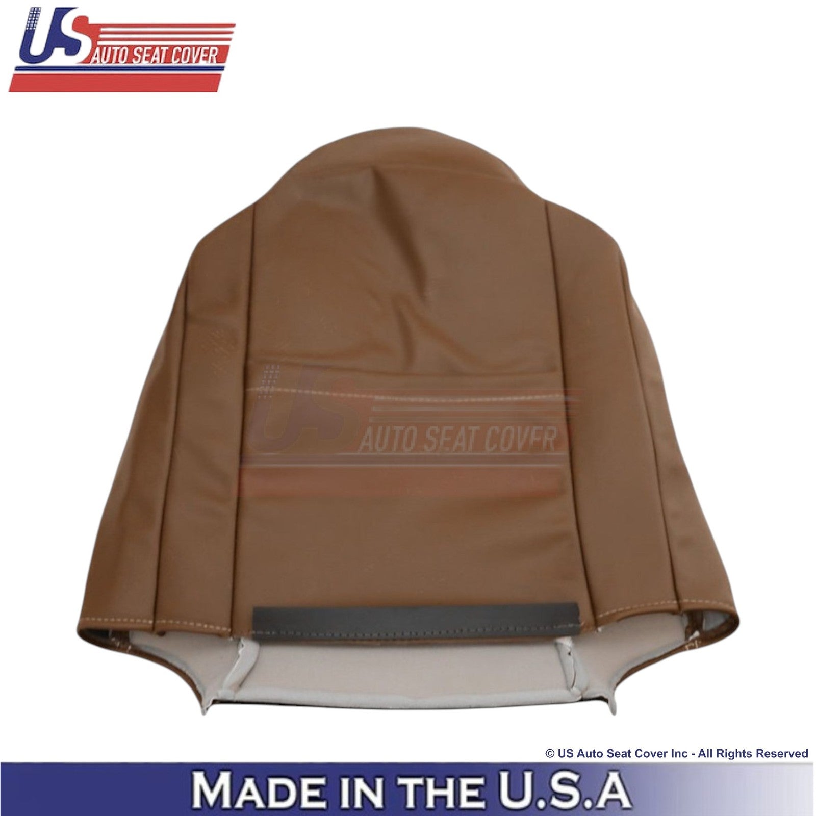 2003-2007 For Ford F250 F350 F450 King Ranch Leatherette Top Driver Cover Brown