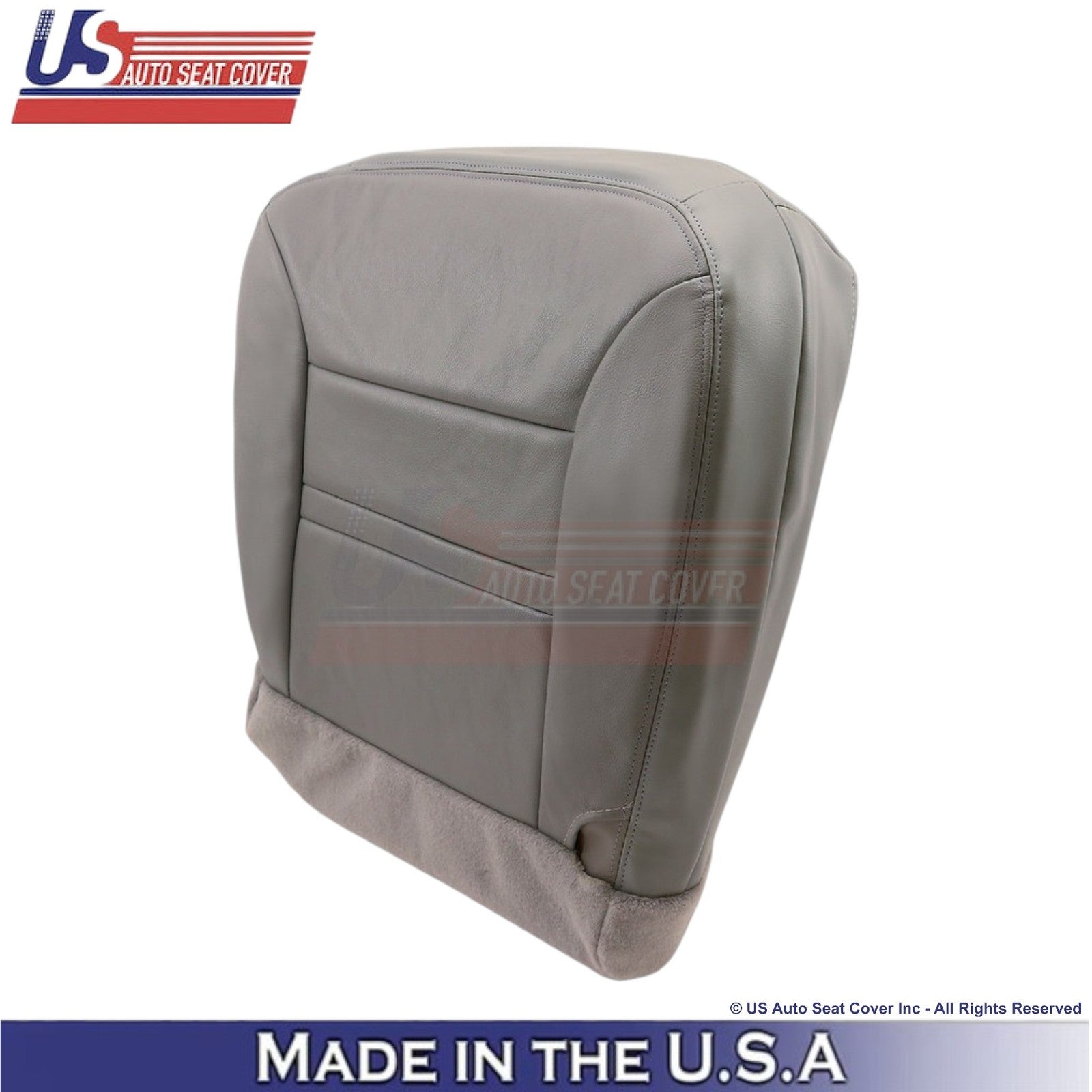 2000-2001 For Ford Excursion Genuine Leather Front w/Armrest Covers Med Graphite