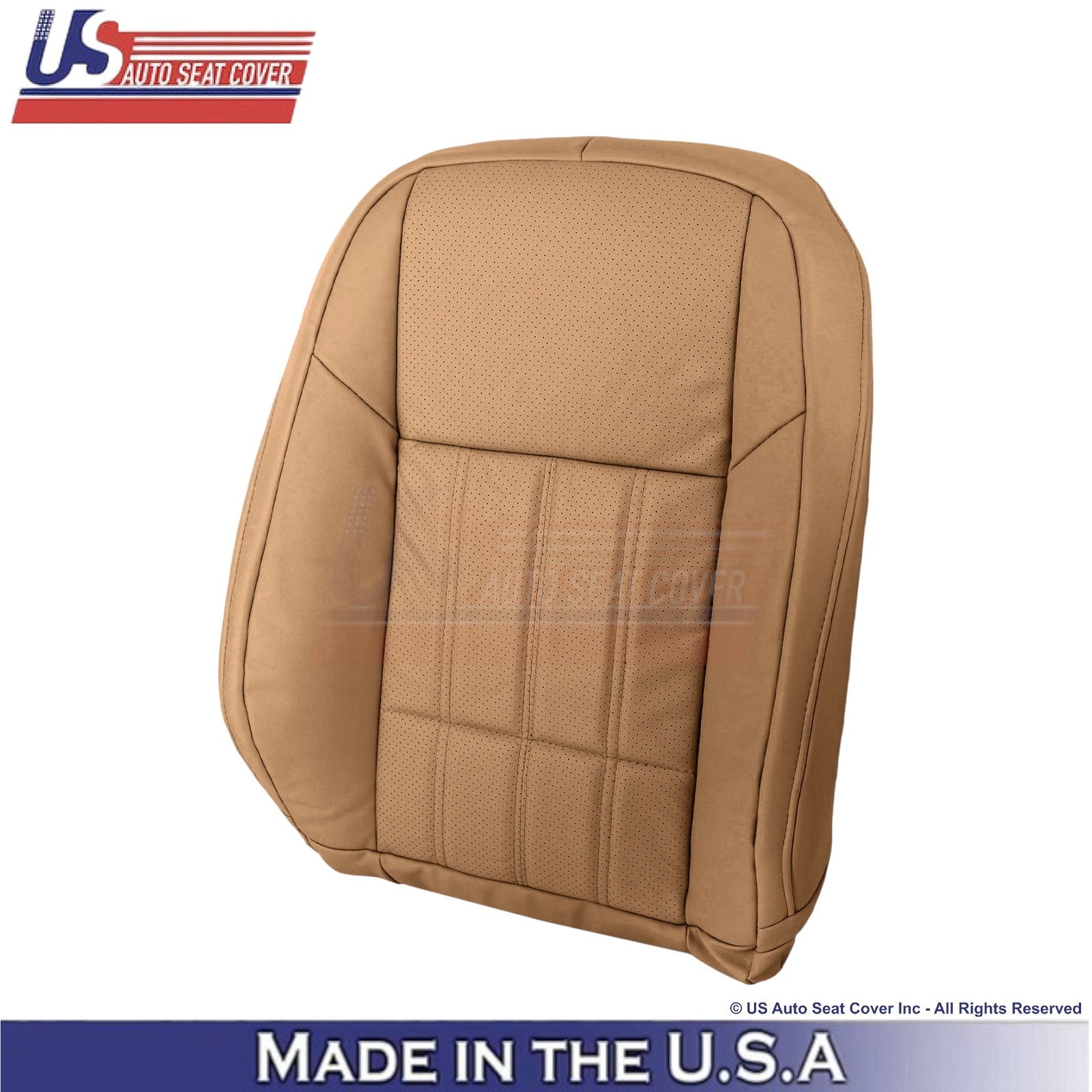 2016-2018 Fits Lexus ES 350 Leatherette Driver Top Replacement Seat Cover Flaxen