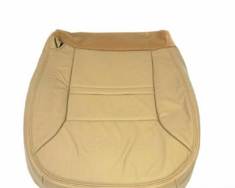 2000 2001 Ford Excursion Limited Driver Passenger Bottom Vinyl Seat Cover Tan