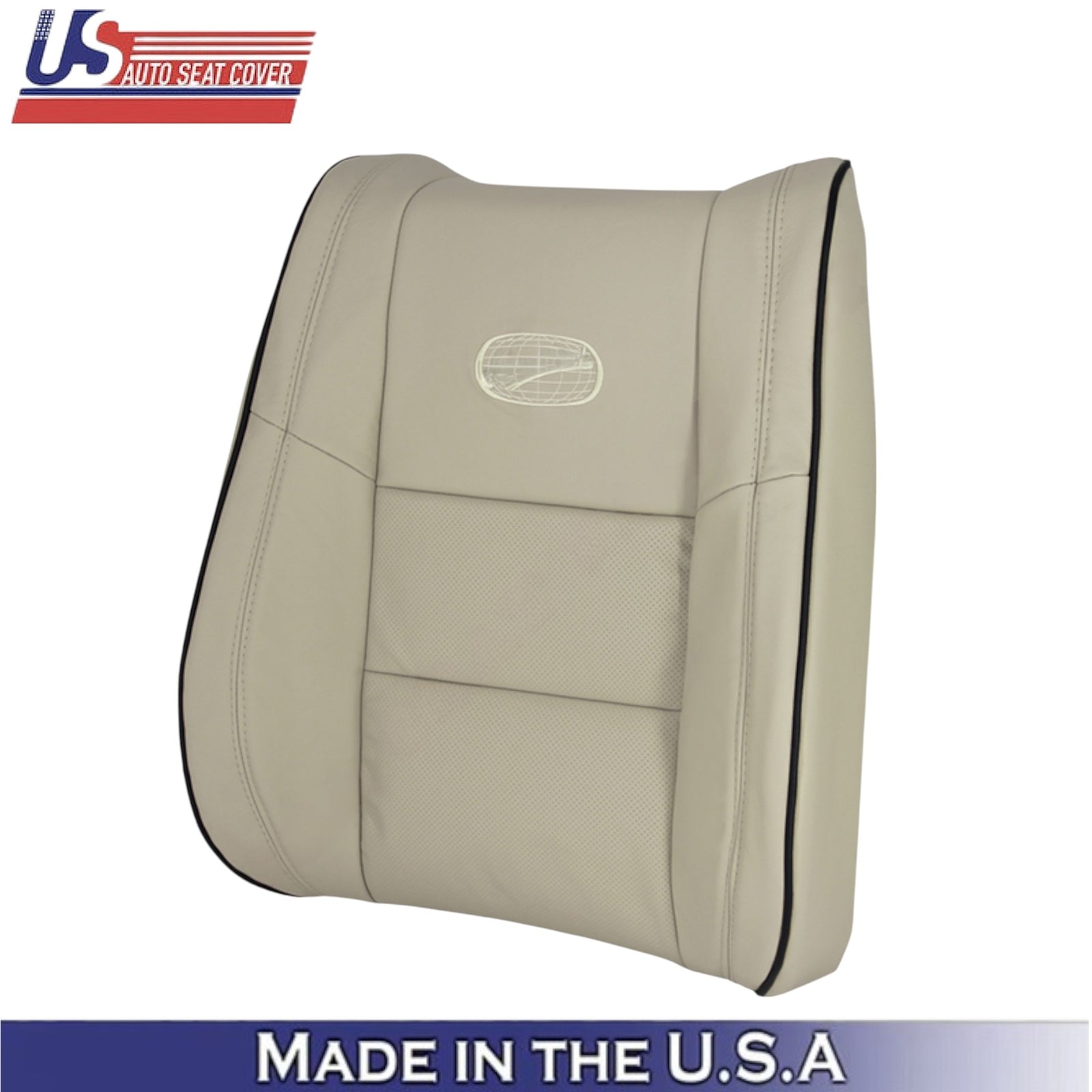 2011-2021 For Jeep Grand Cherokee Leatherette Front Top Seat Covers Tan