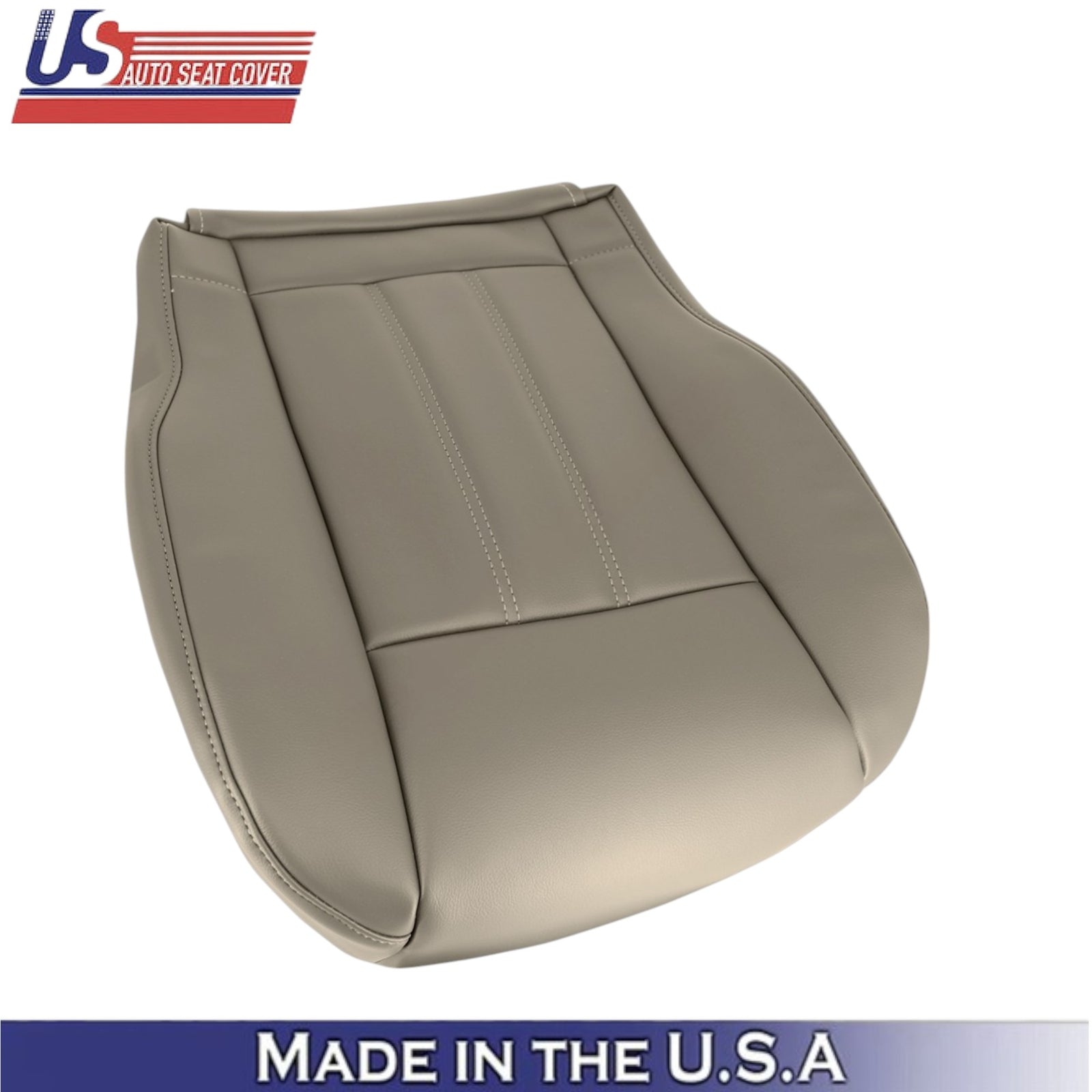 2008-2016 For Chrysler Town & Country Leatherette Front Bottom Covers Beige