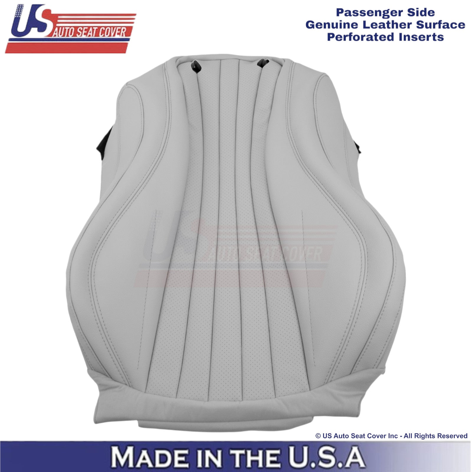 2021-2023 Fits Mercedes Benz E-Class Genuine Leather Passenger Top Cover Gray