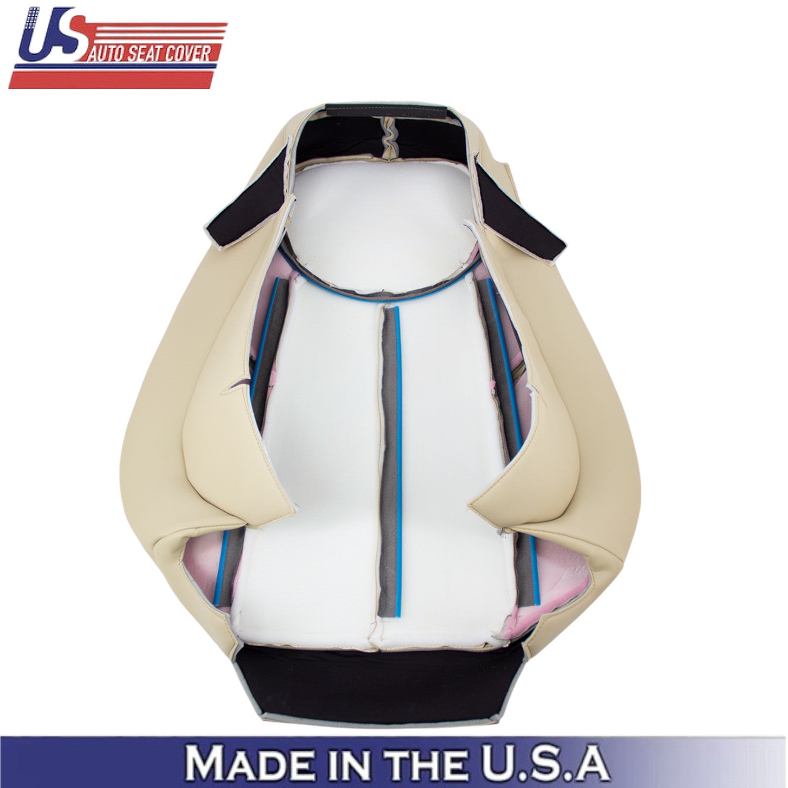 2003-2007 for Mercedes Benz R230 SL500 Passenger Side Seat Covers Leather Beige