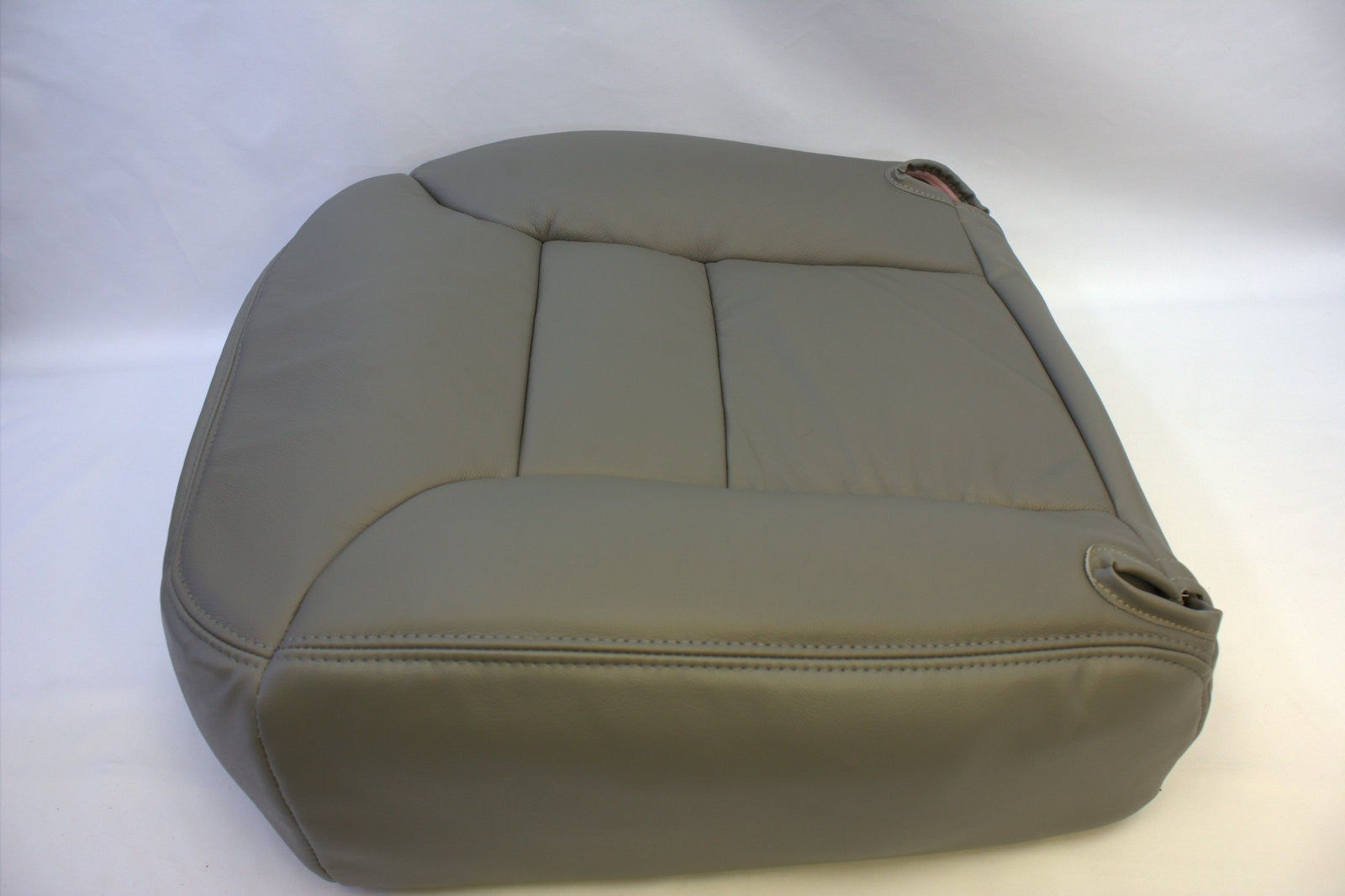 1999 Chevy Suburban Tahoe Leather Driver-Bottom Seat Cover Pewter "Gray"