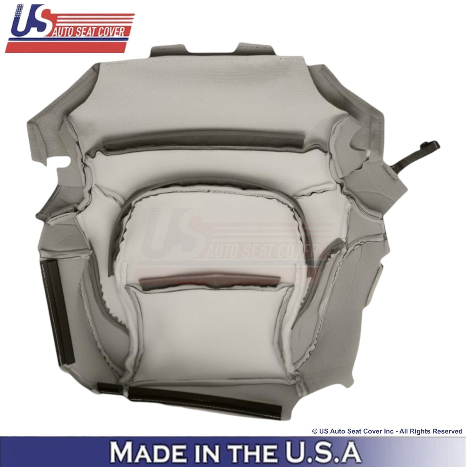 2011-2015 For Ford Explorer Limited Leatherette Perf Front Seat Covers Gray
