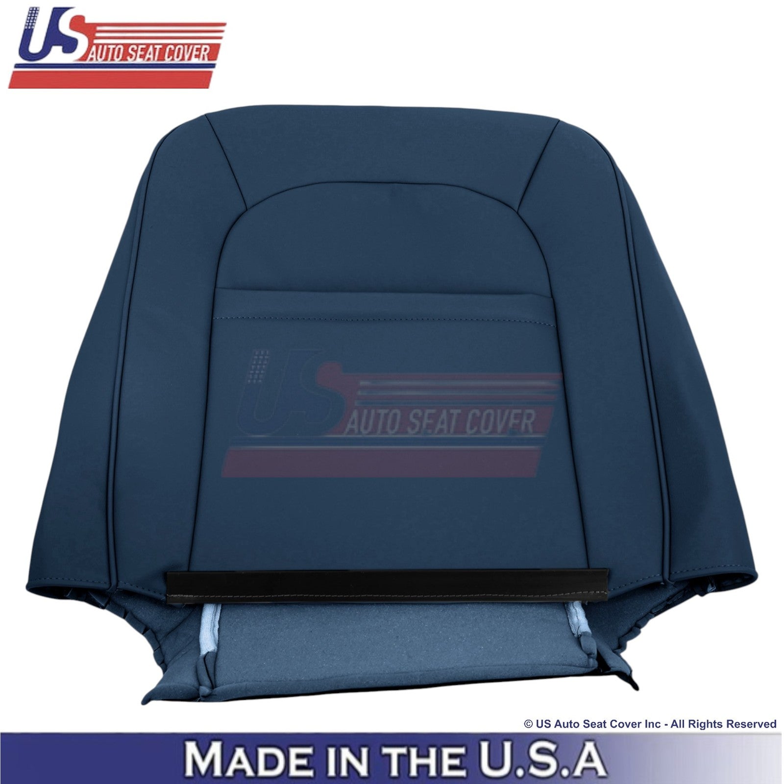 1998-2002 For Ford Crown Victoria Genuine Leather Passenger Top Cover Dark Denim