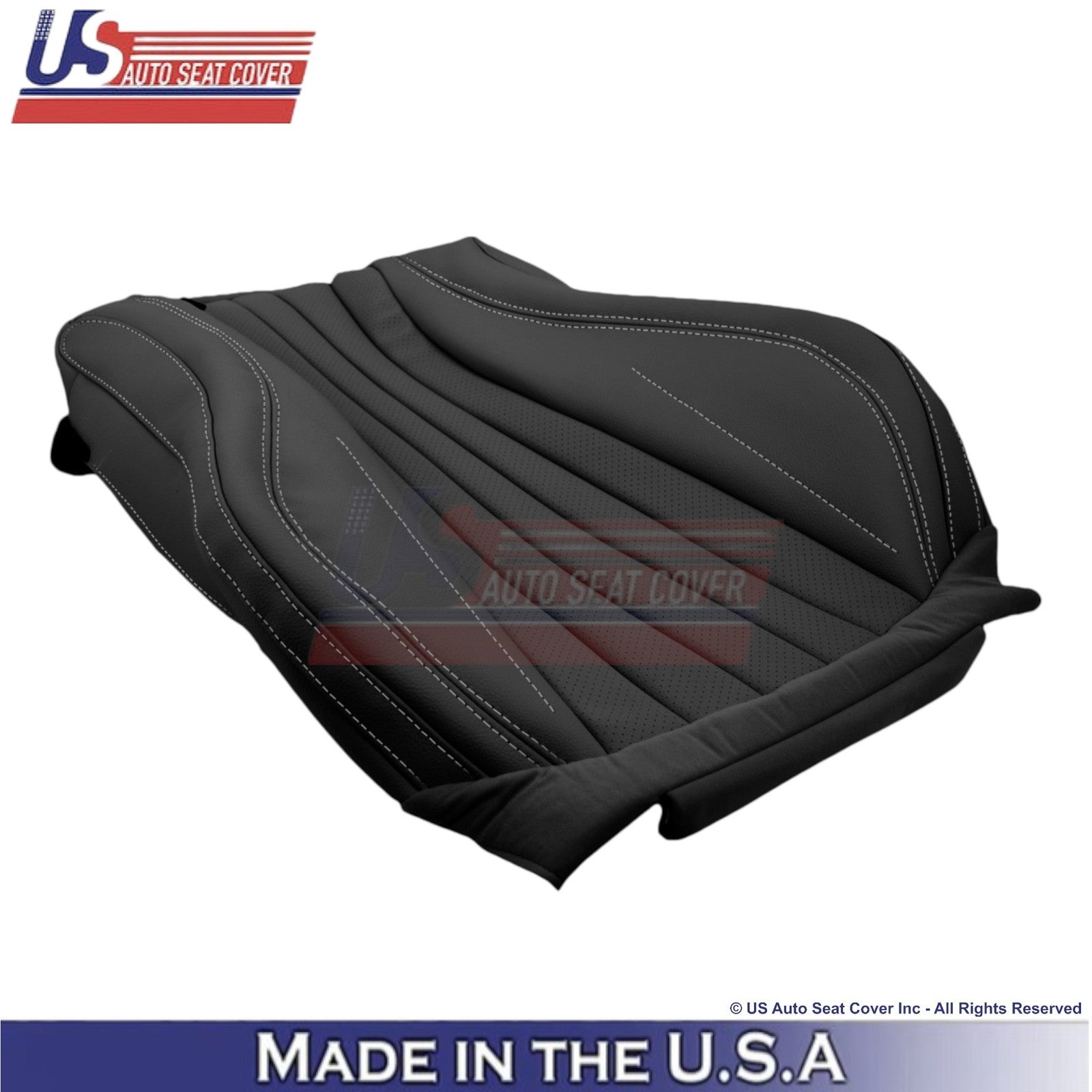 2017-2023 For Mercedes Benz E-Class Genuine Leather Passenger Top Cover Black