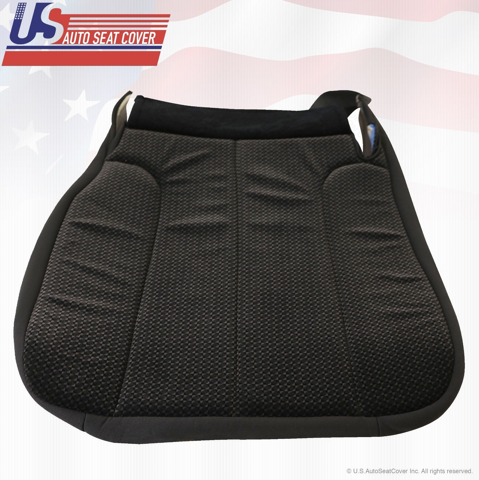 2002 to 2005 For Dodge Ram 1500 Driver Bottom Cloth Cover + Foam Cushion Dk Gray