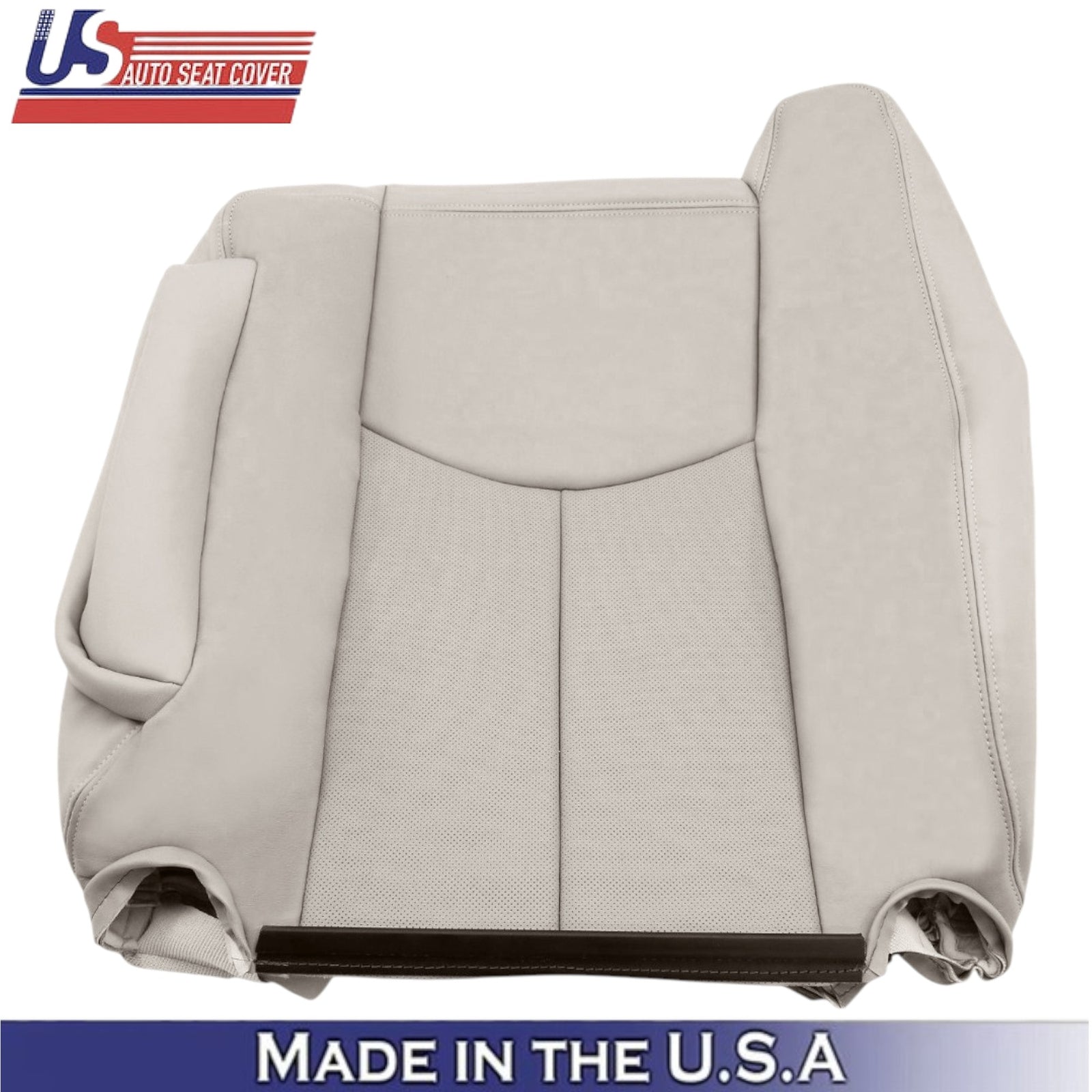 2003-2006 For Cadillac Escalade Genuine Leather Front Top Covers Shale Neutral