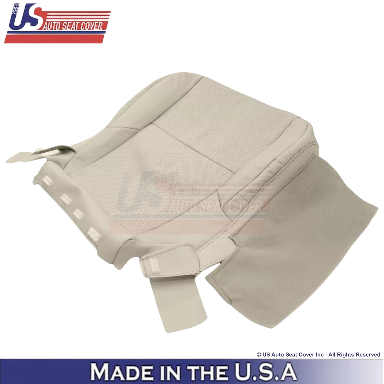 2014-2021 For Lexus GX460 Genuine Leather Driver Bottom Replacement Cover Ecru