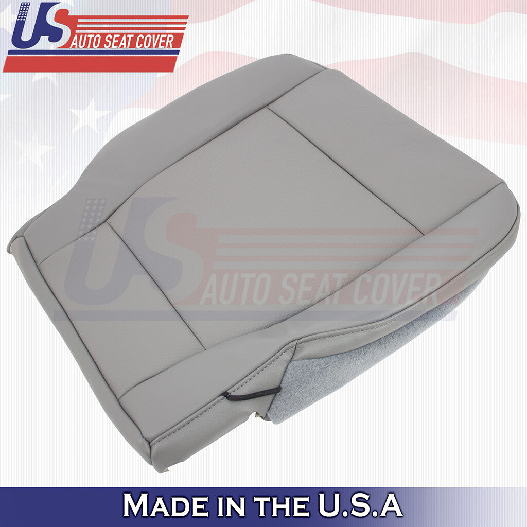 2017-2021 For Ford F250 WT Leatherette Front Replacement Seat Covers Gray