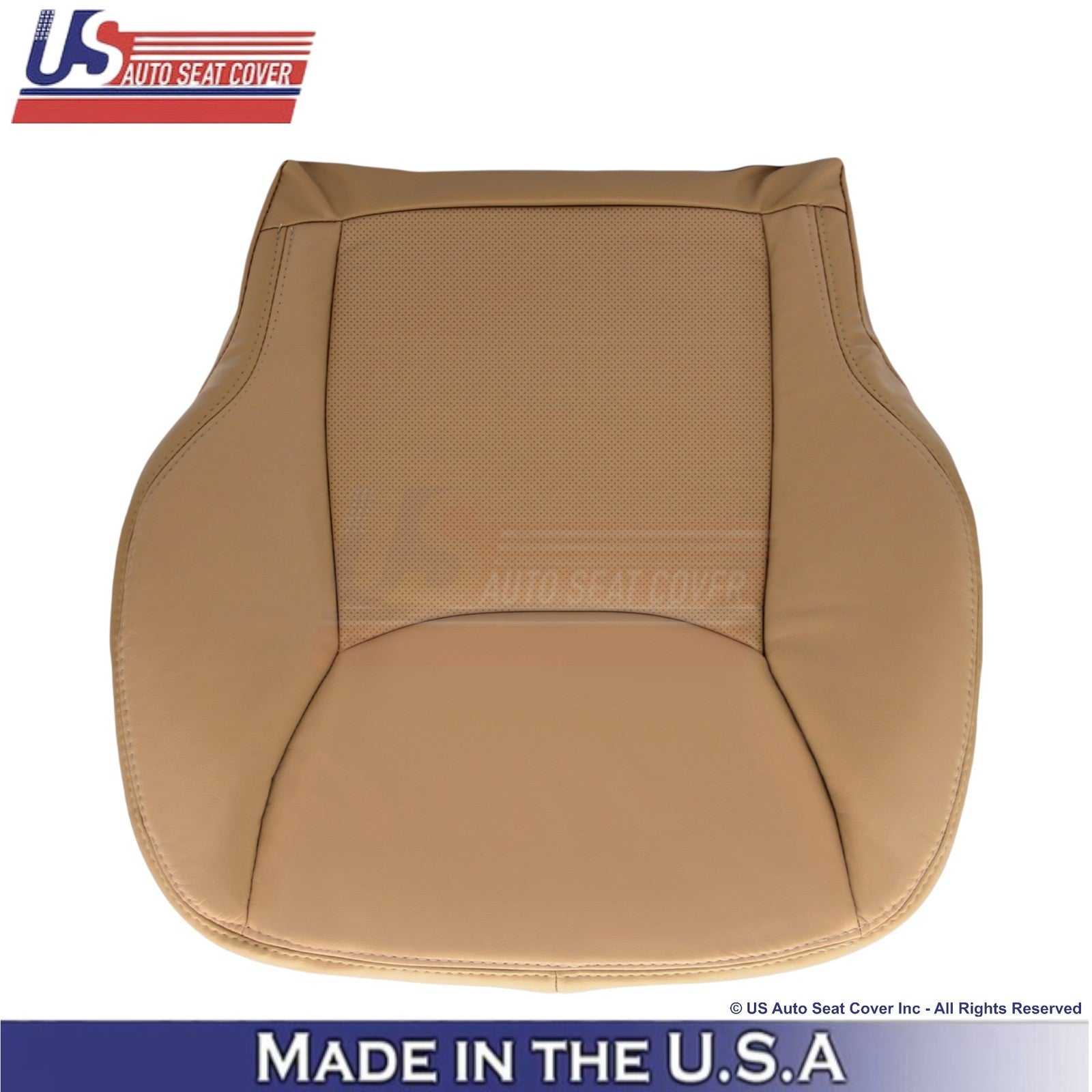 2000-2002 Fits Mercedes-Benz S Leather Half Perf. Passenger Bottom Cover Saffron