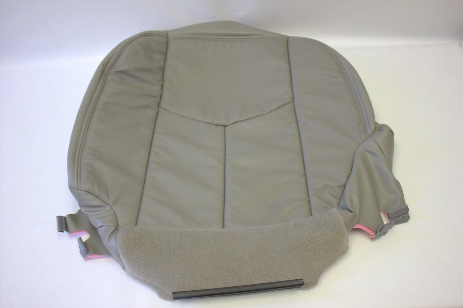 2003 2004 2005 2006 GMC Yukon Driver Bottom Leather Seat Cover Pewter "Gray" 922