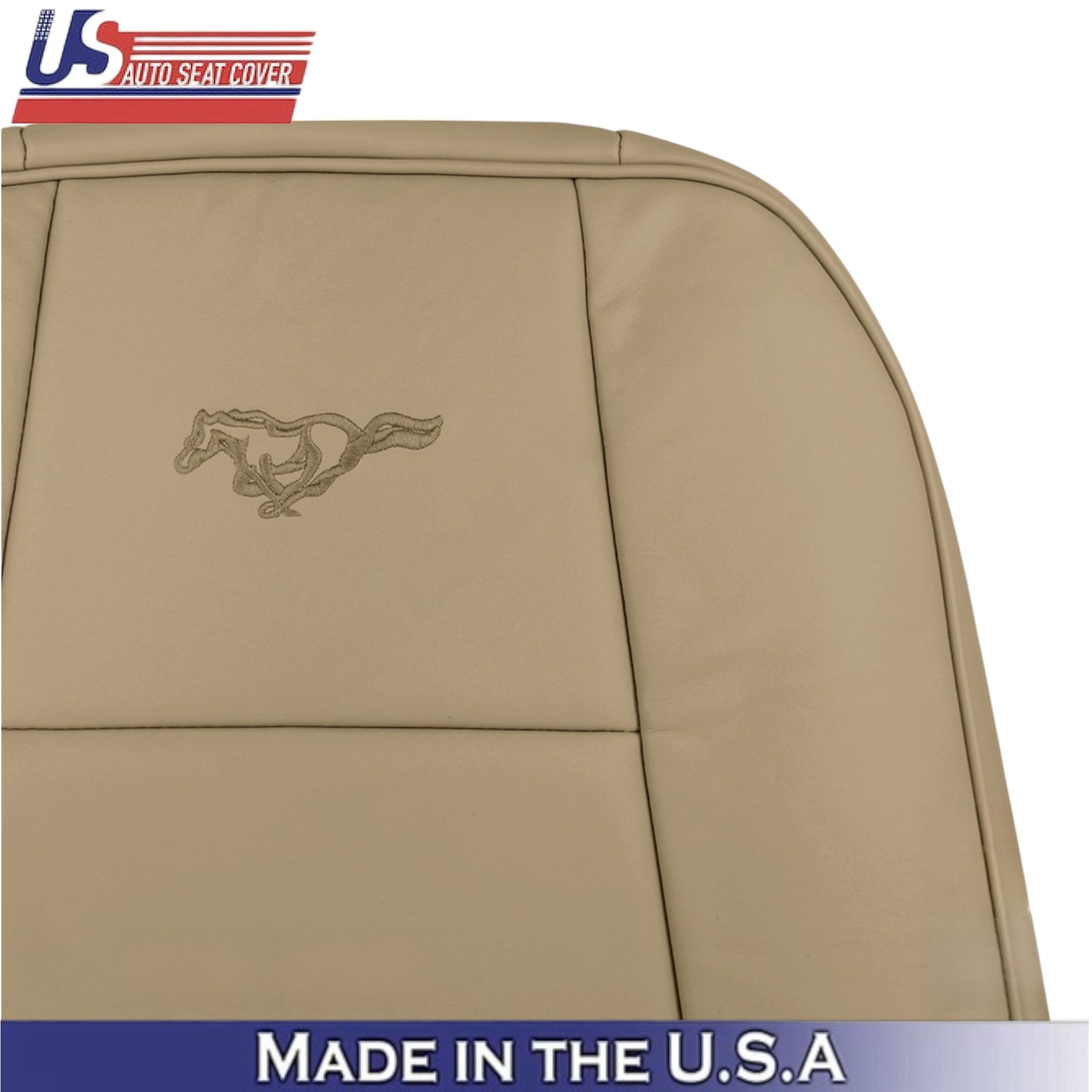 1999-2004 For Ford Mustang V6 Leatherette Passenger Top Cover Medium Parchment