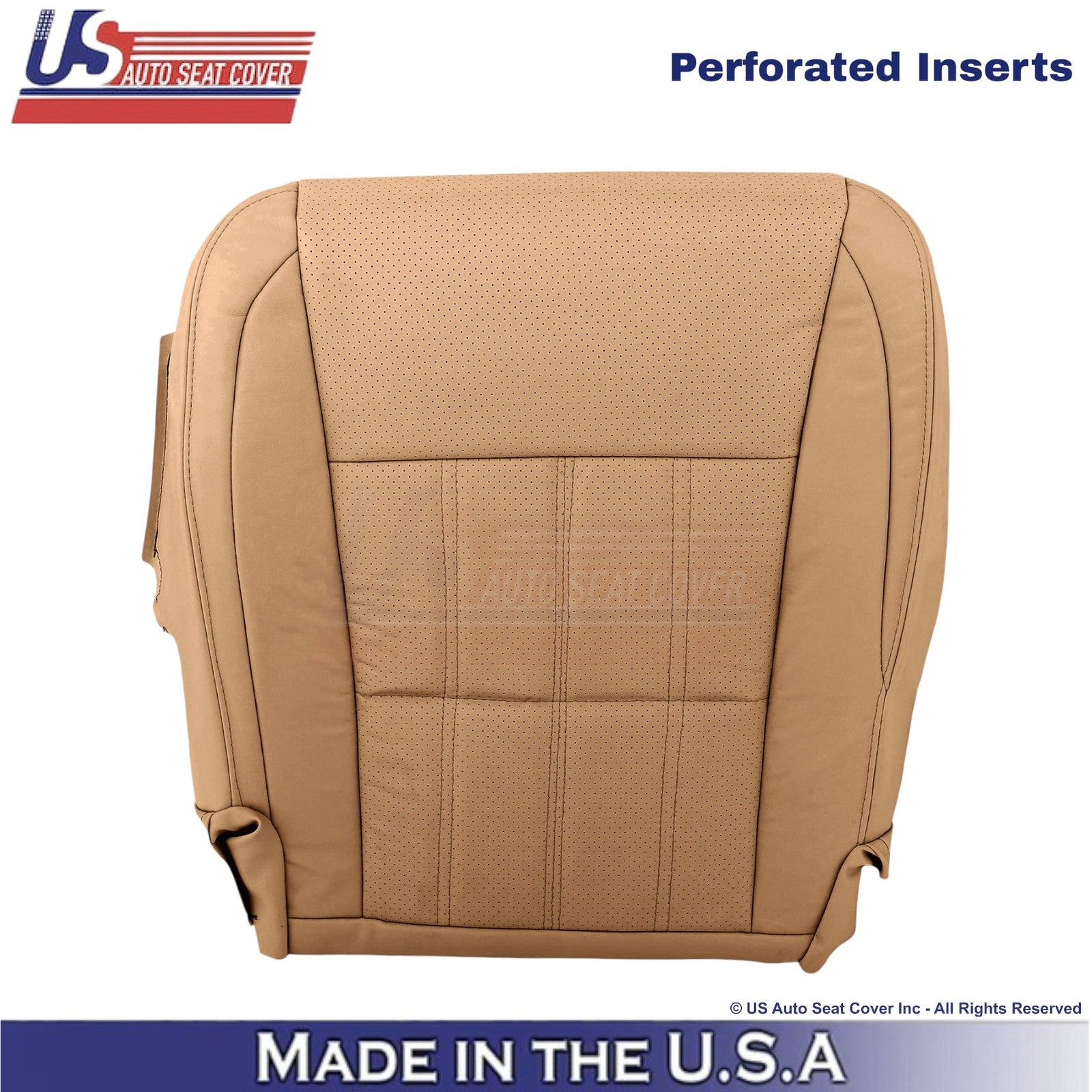 2016-2018 Fits Lexus ES 350 Leatherette Driver Bottom Replacement Cover Flaxen