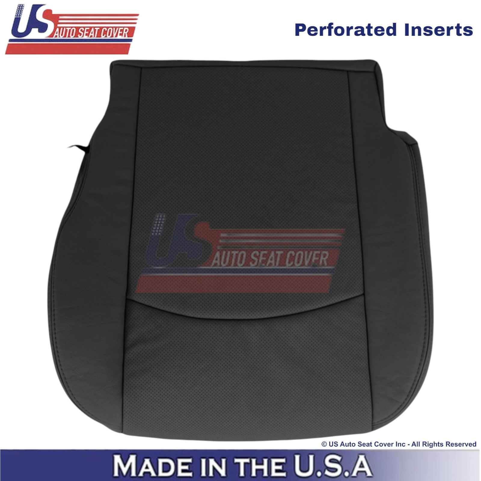 2013-2018 For Dodge Ram 1500 2500 Laramie Leatherette Driver Bottom Cover Black
