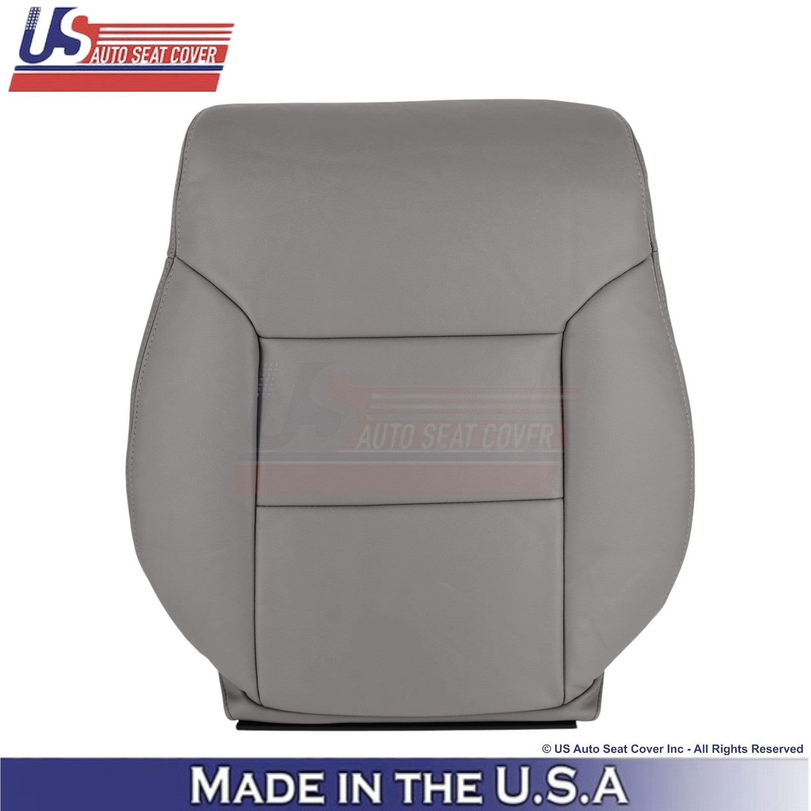 1998-2003 For Toyota Sienna Genuine Leather Front Replacement Seat Covers Gray