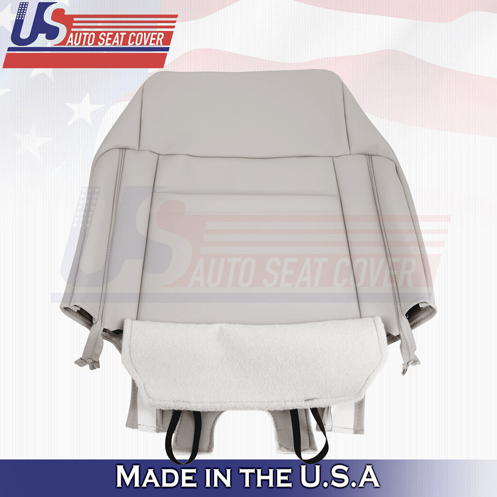 2015-2017 For Lincoln Navigator Leather Driver Top Replacement Seat Cover Gray