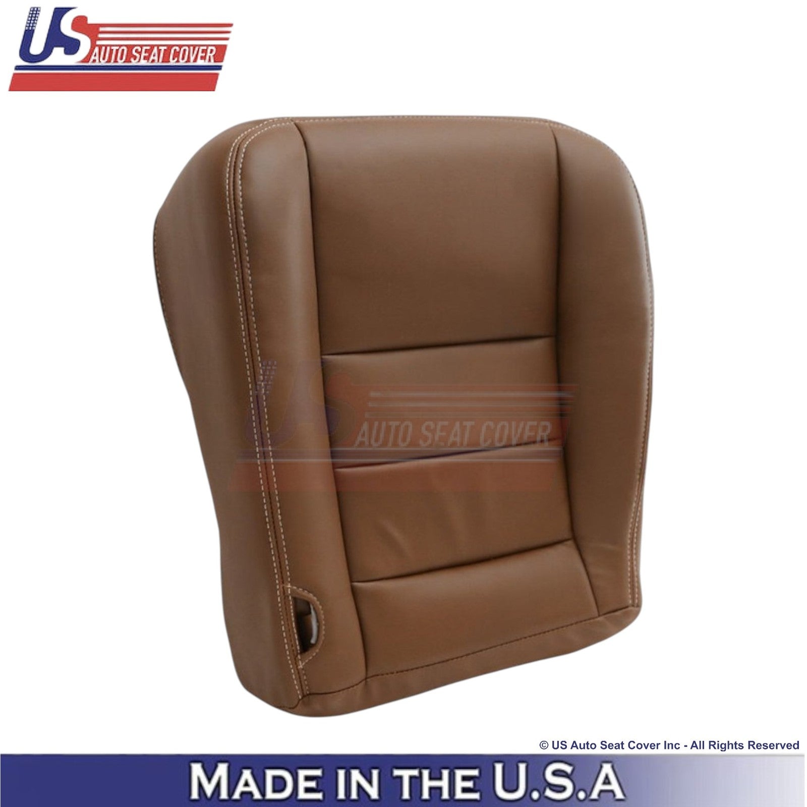 2003-2007 For Ford F250 350 450 King Ranch Leatherette Bottom Seat Covers Brown