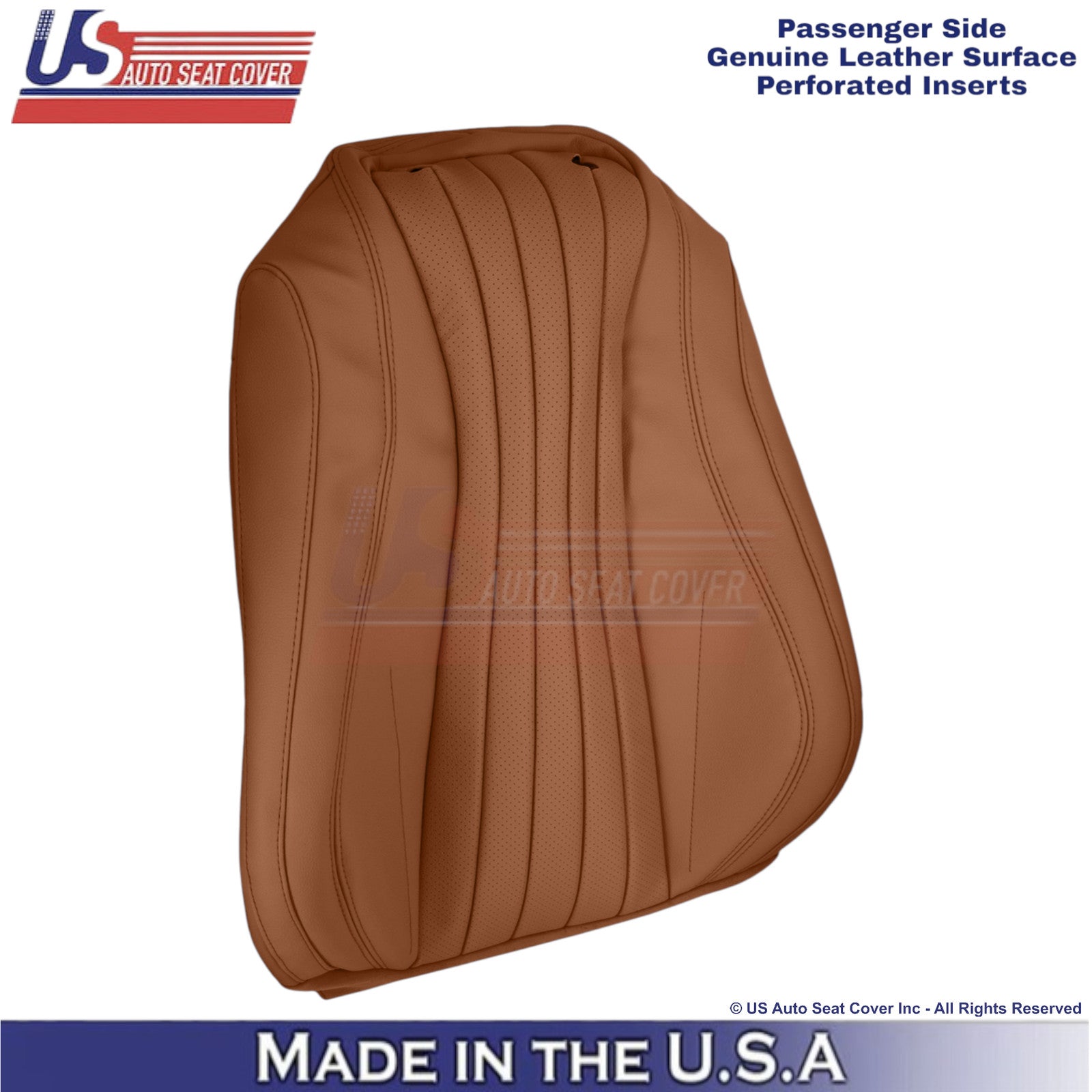 2018-2023 Fits Mercedes Benz E-Class Genuine Leather Passenger Top Cover Saddle