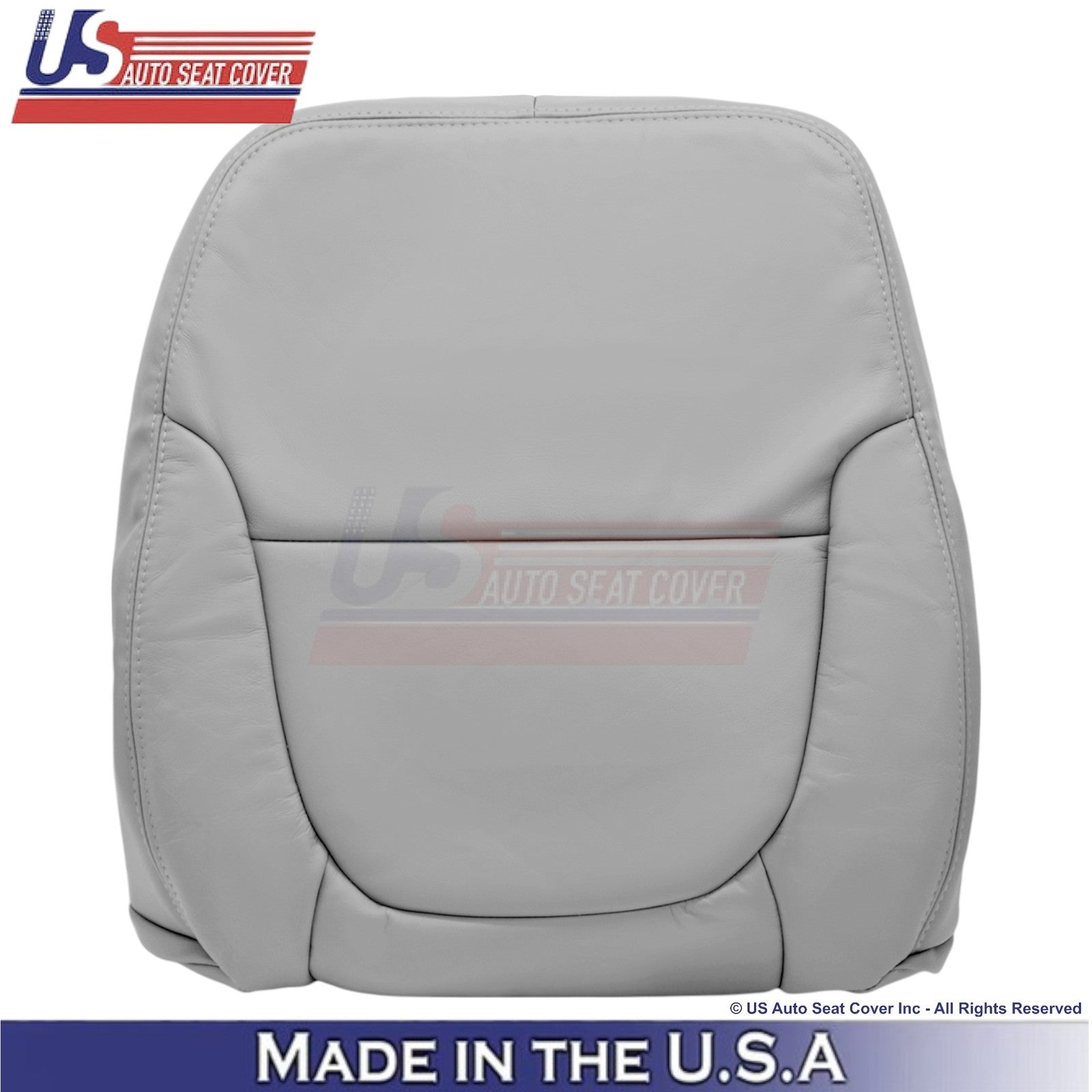 2001-2004 Fits Toyota Tundra Front Genuine Leather Seat Covers Light Charcoal