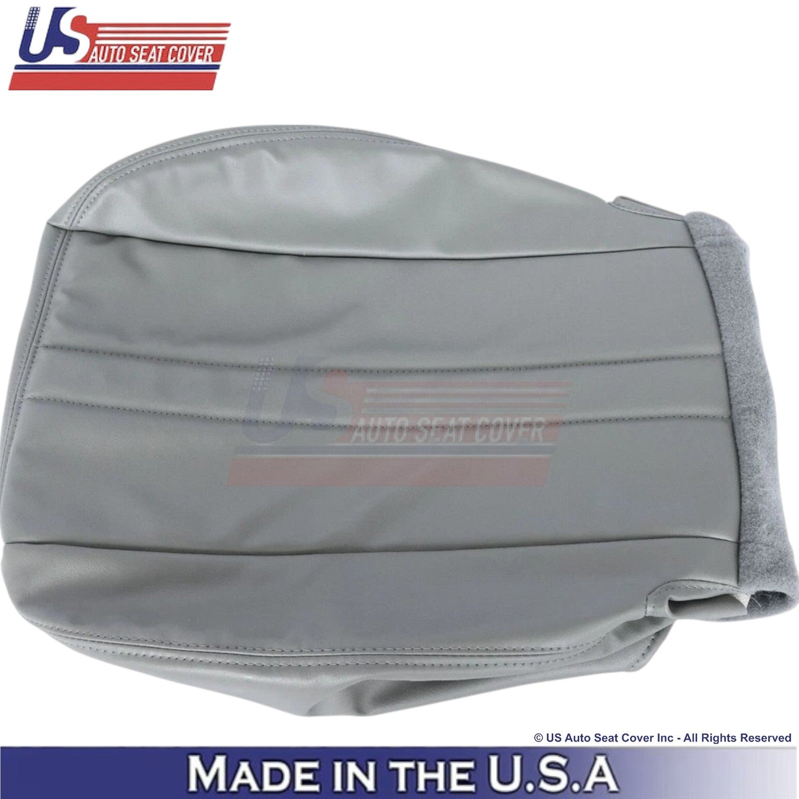 2003-2009 Fits Chevrolet Kodiak Bottom Leatherette Replacement Cover Pewter