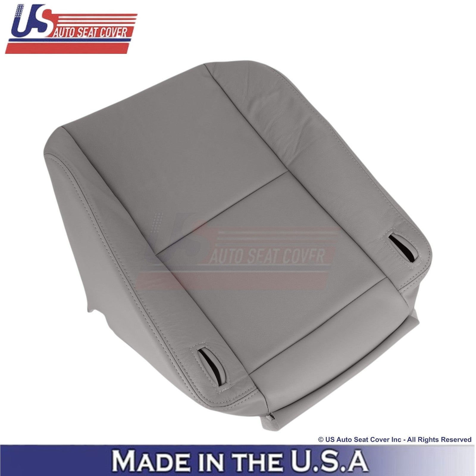 1998-2003 Fits Toyota Sienna Genuine Leather Passenger Replacement Covers Gray