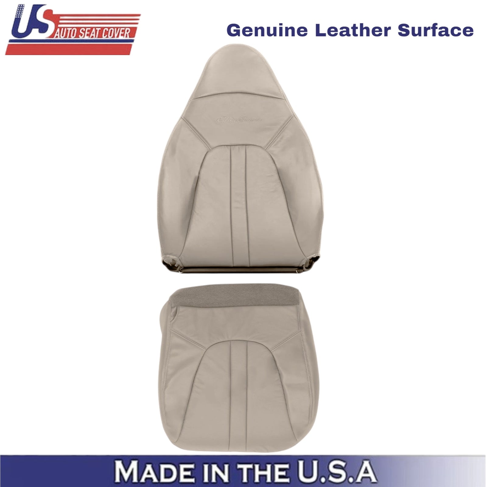 97-99 For Ford Expedition Eddie Bauer Leather Passenger Side Covers Prairie Tan