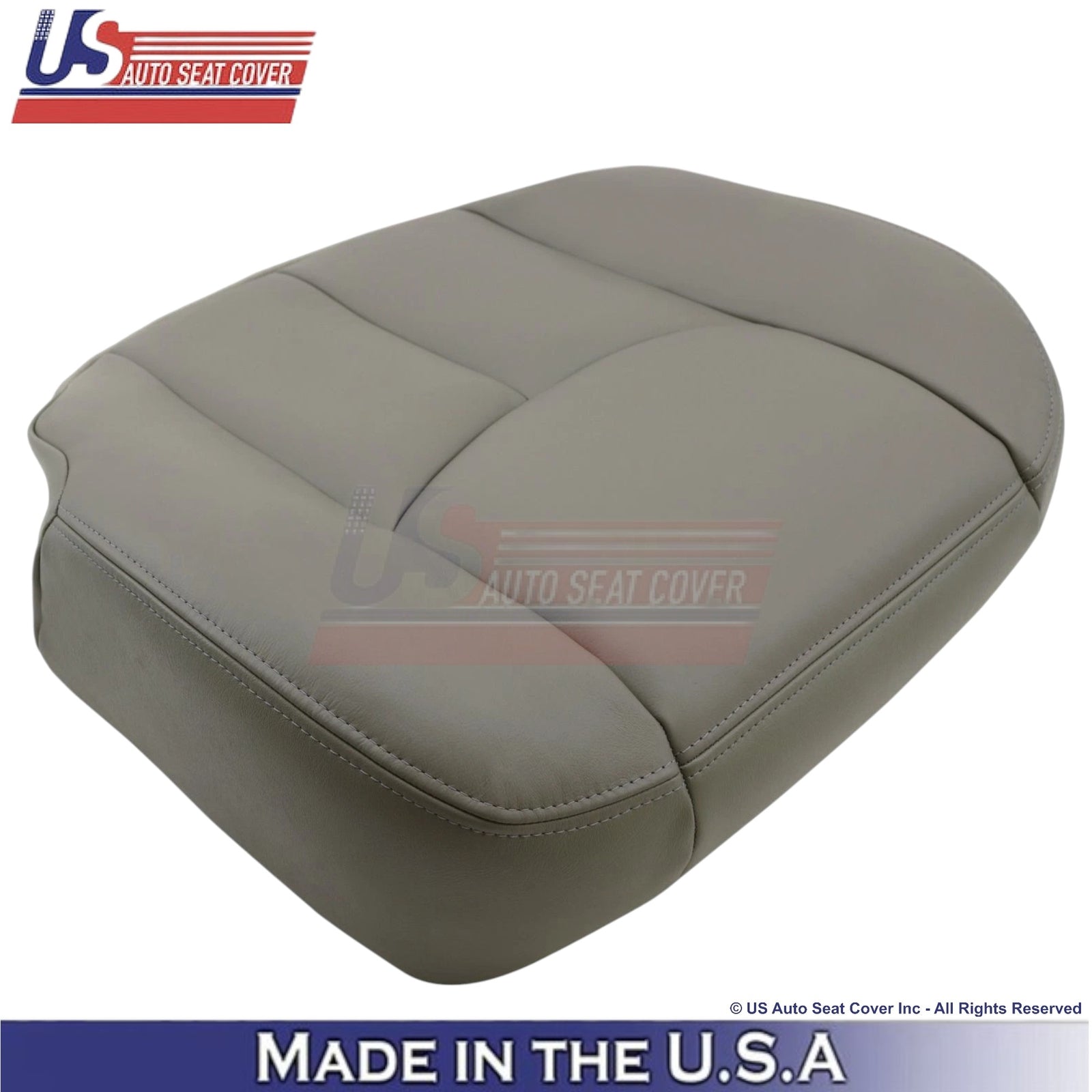 2003-2006 For Chevy Tahoe & Suburban Leatherette Driver Bottom Seat Cover Gray