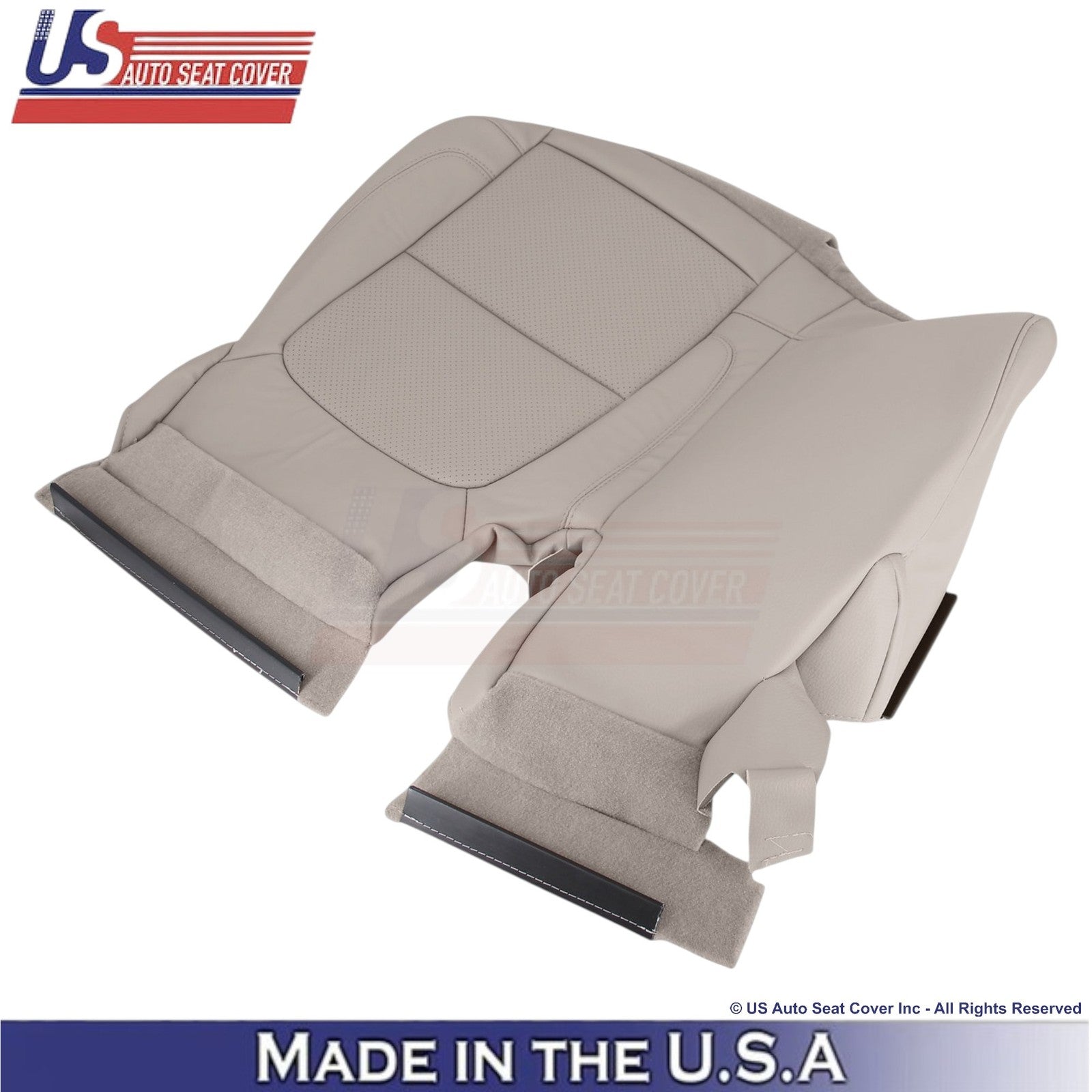 2011-2015 For Ford Explorer 2nd Row Leather Seat Covers Med. Light Stone