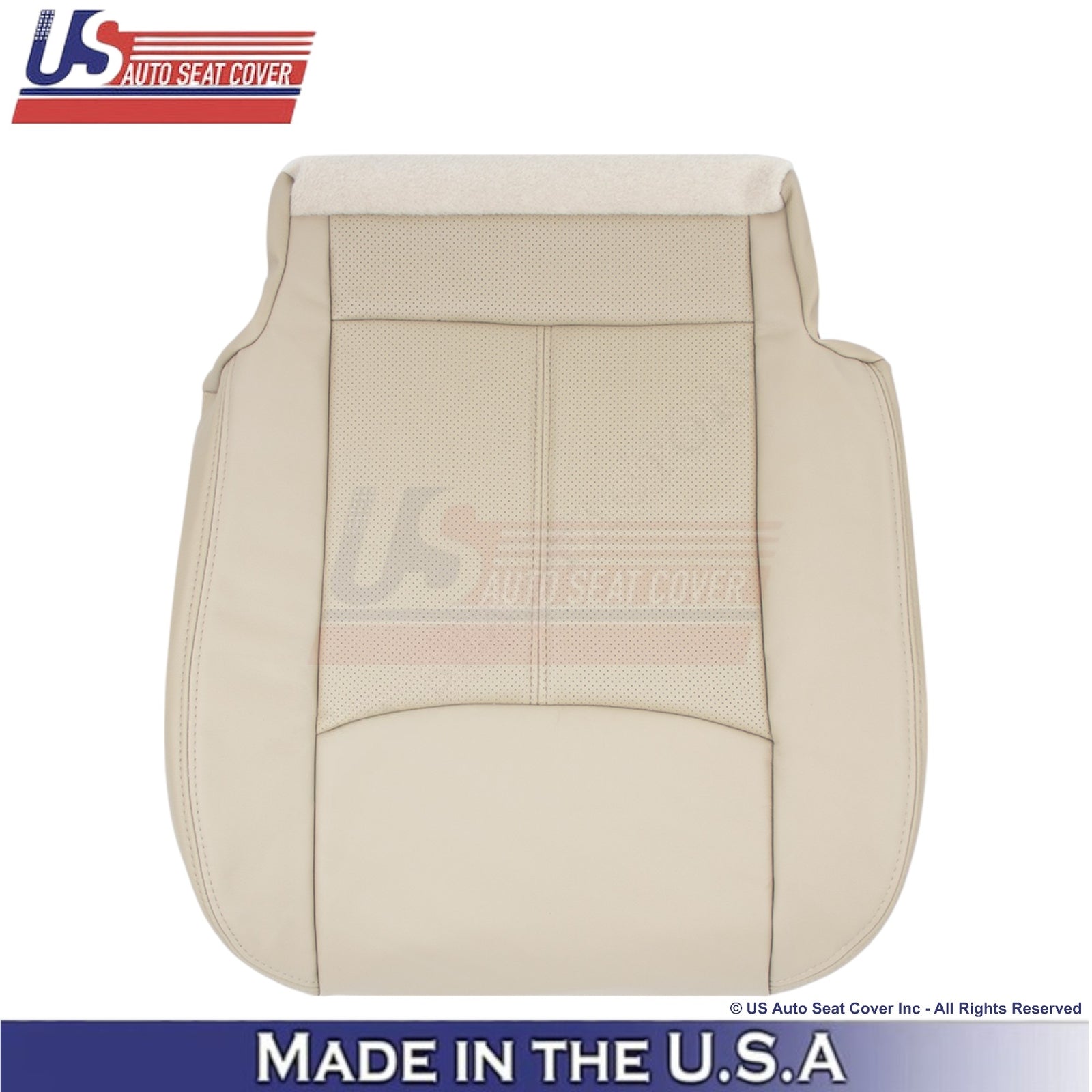 2013-2020 For Nissan Pathfinder Leather Front Replacement Seat Covers Almond