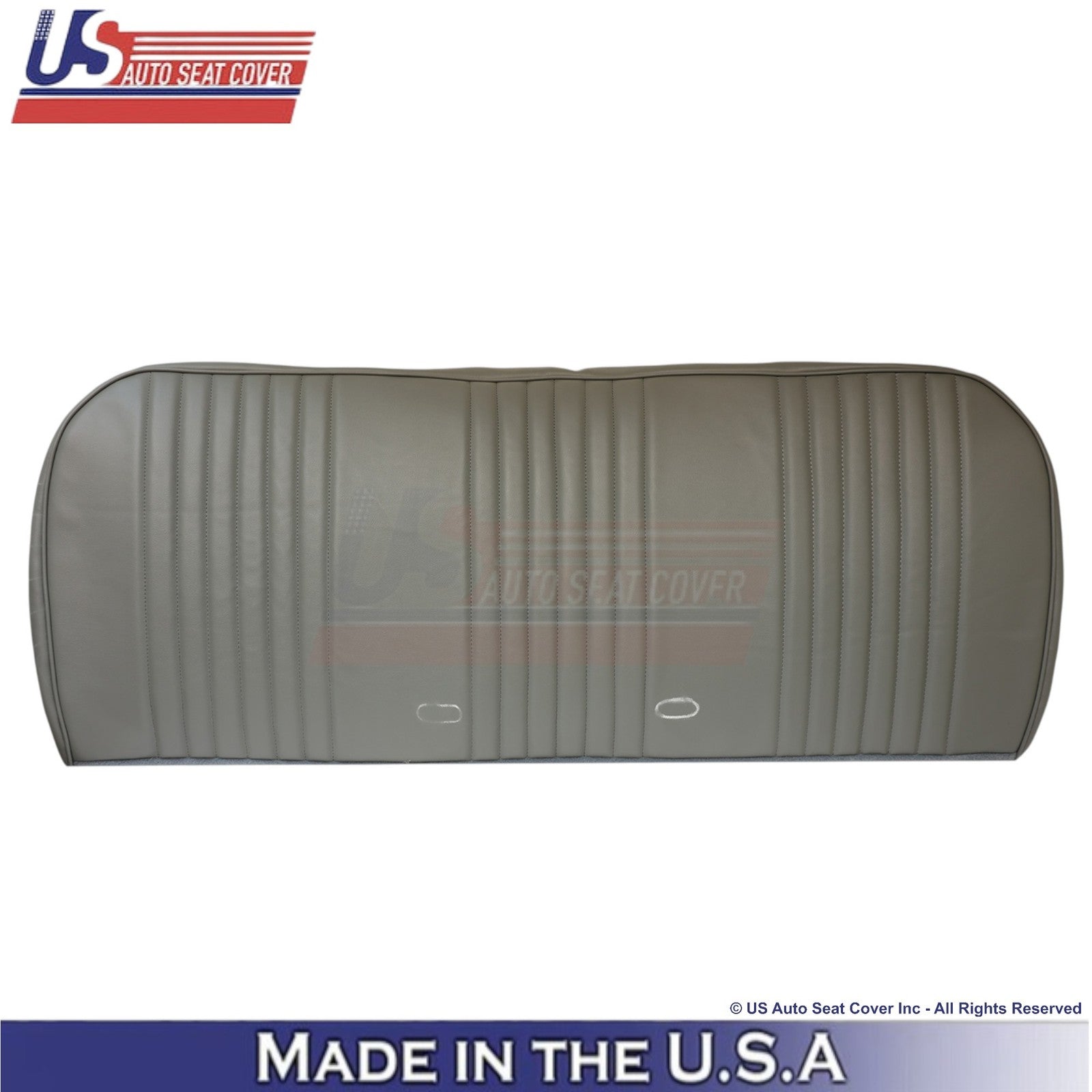 1987-1997 Fits Ford F150 Leatherette Bench Bottom Replacement Seat Cover Gray