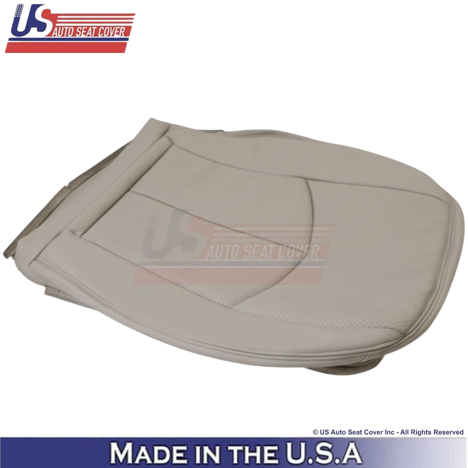 2002-2009 For Mercedes-Benz E-Class Leather Passenger Bottom Seat Cover Gray