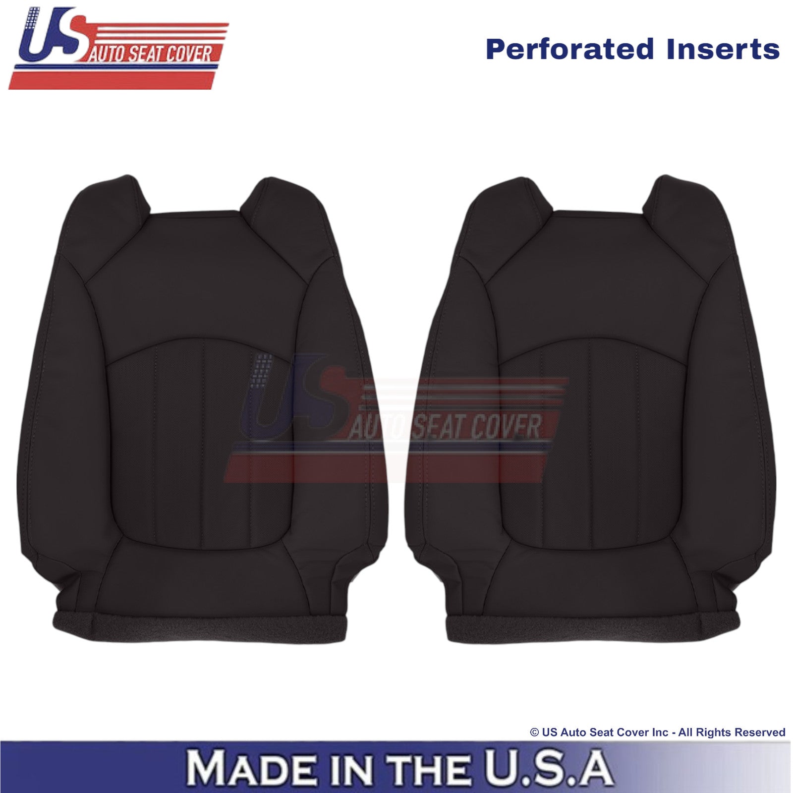 2013-2017 For Buick Enclave Leatherette Driver Top Replacement Seat Covers Cocoa