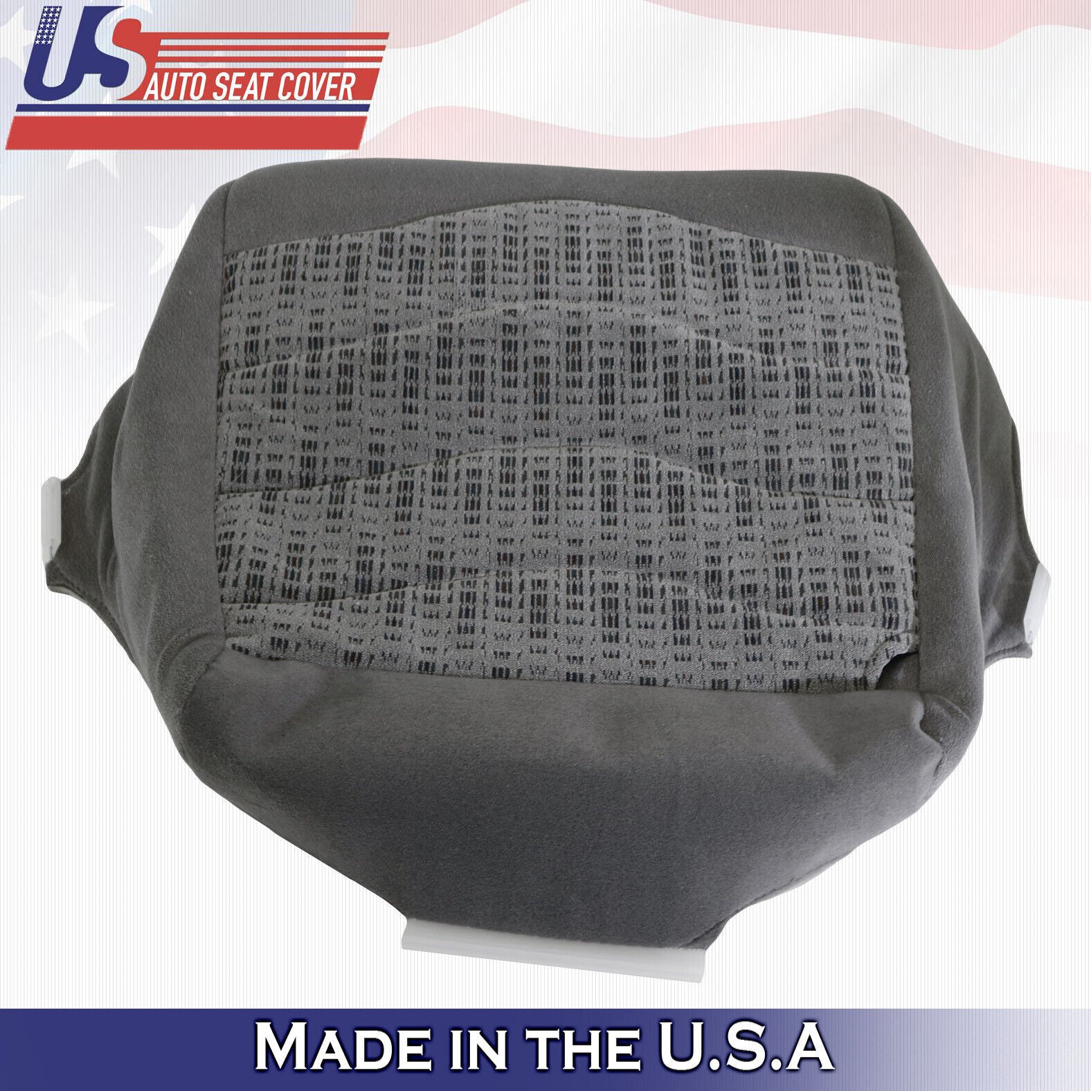 1999 For Ford F250 F350 F450 F550 XLT Passenger Top & Bottom Cloth Covers Gray