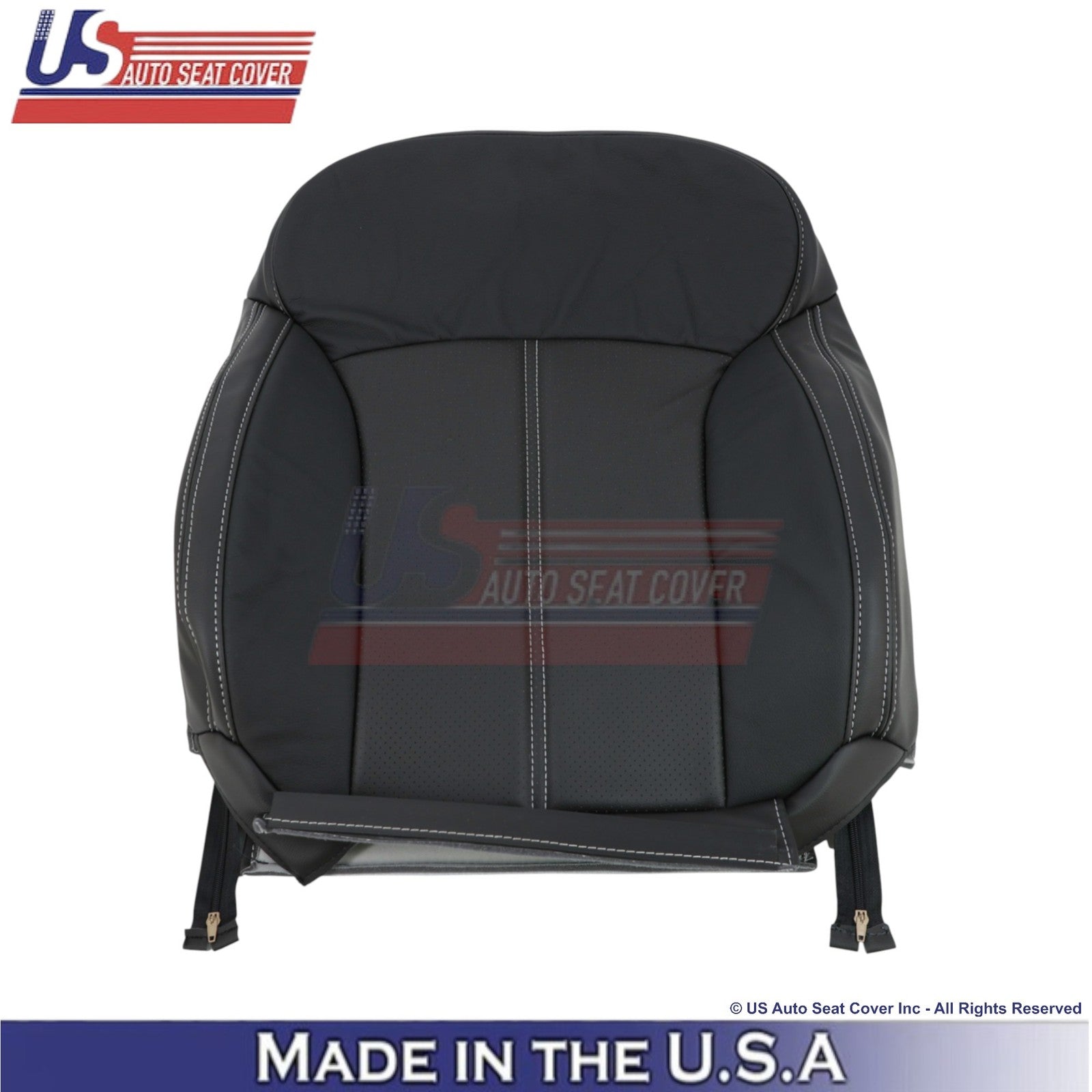 2017-18 For Subaru Forester Touring Leather Passenger Bottom Seat Cover Black