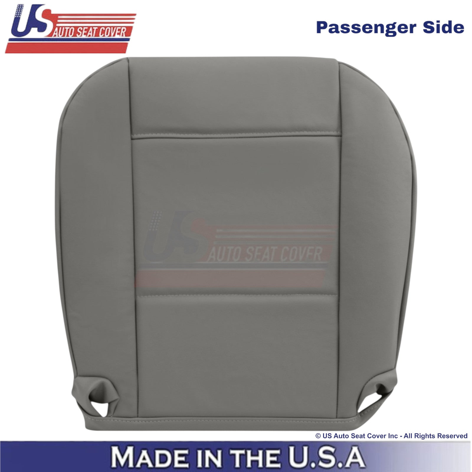 1998-2005 For BMW 3 Series E46 Leatherette Passenger Bottom Seat Cover Gray