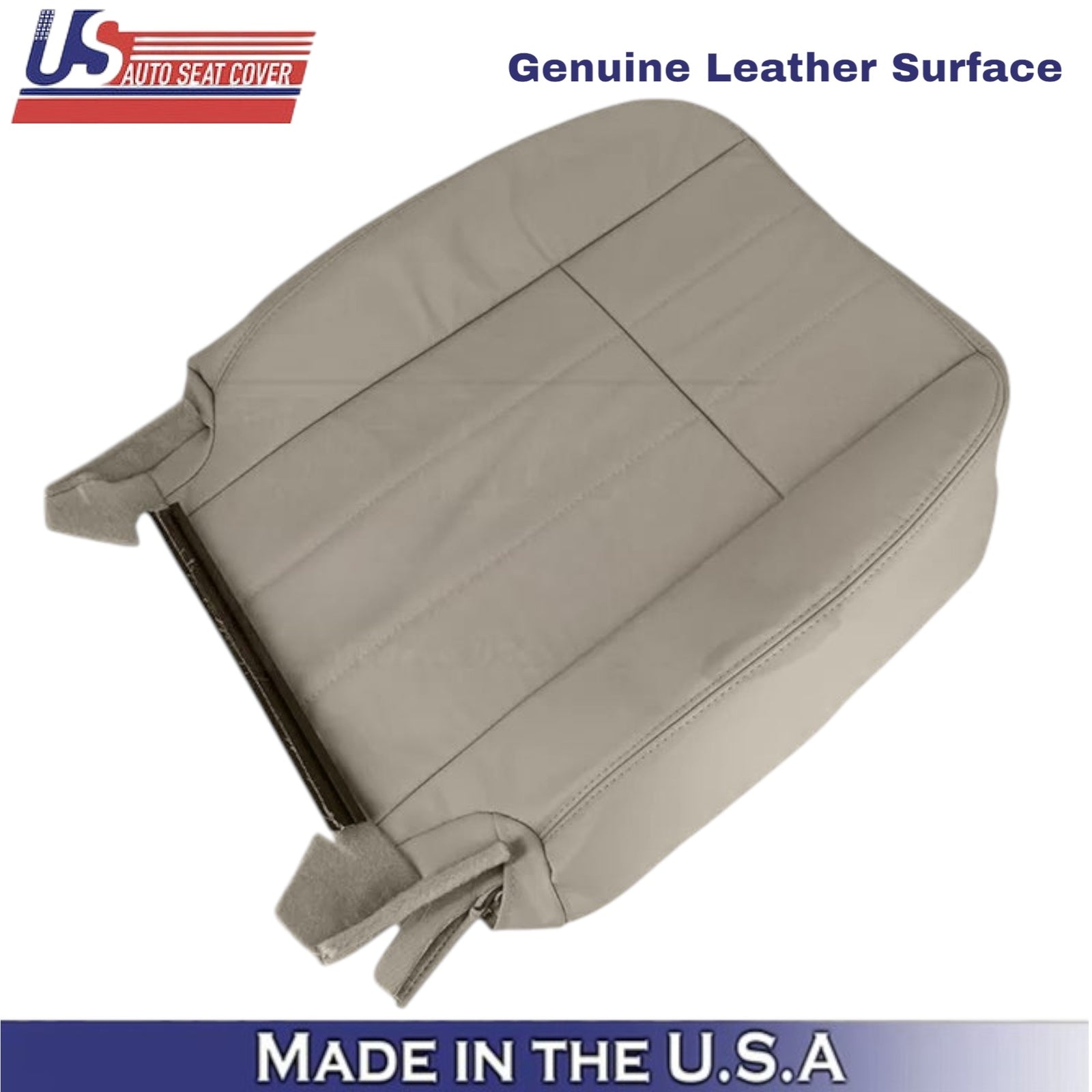 2003-2005 For Mercury Grand Marquis Genuine Leather Driver Seat Covers Parchment