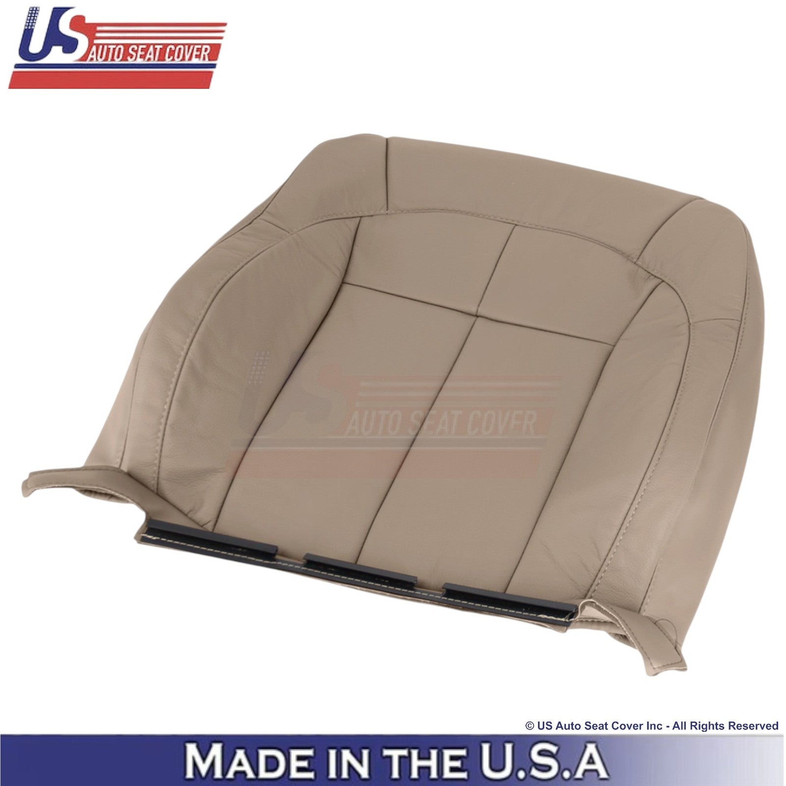 2001-2004 For Jeep Grand Cherokee Leatherette Front Seat Covers Sandstone Beige