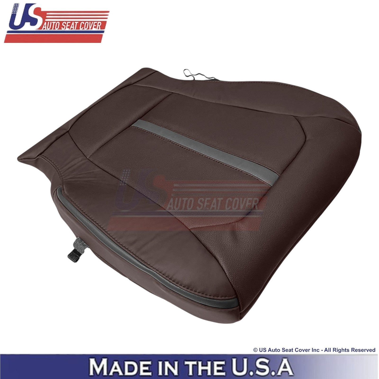 2015-2017 Fits Ford F150 Platinum Genuine Leather Front Bottom Covers Brunello